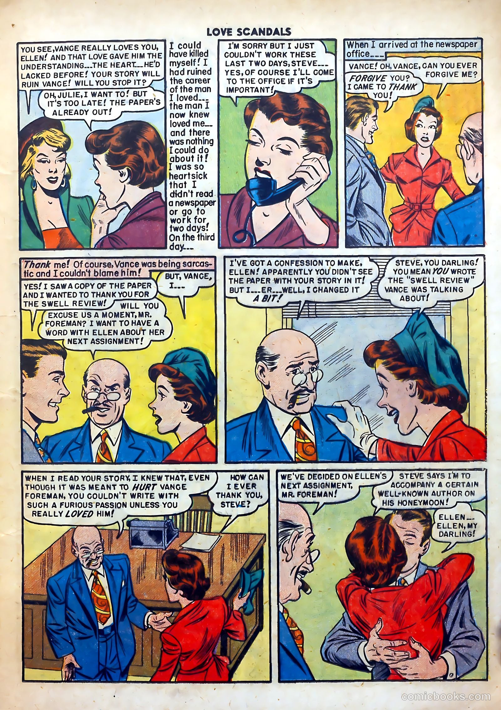 Love Scandals #3 (1950) — page 17 of 36