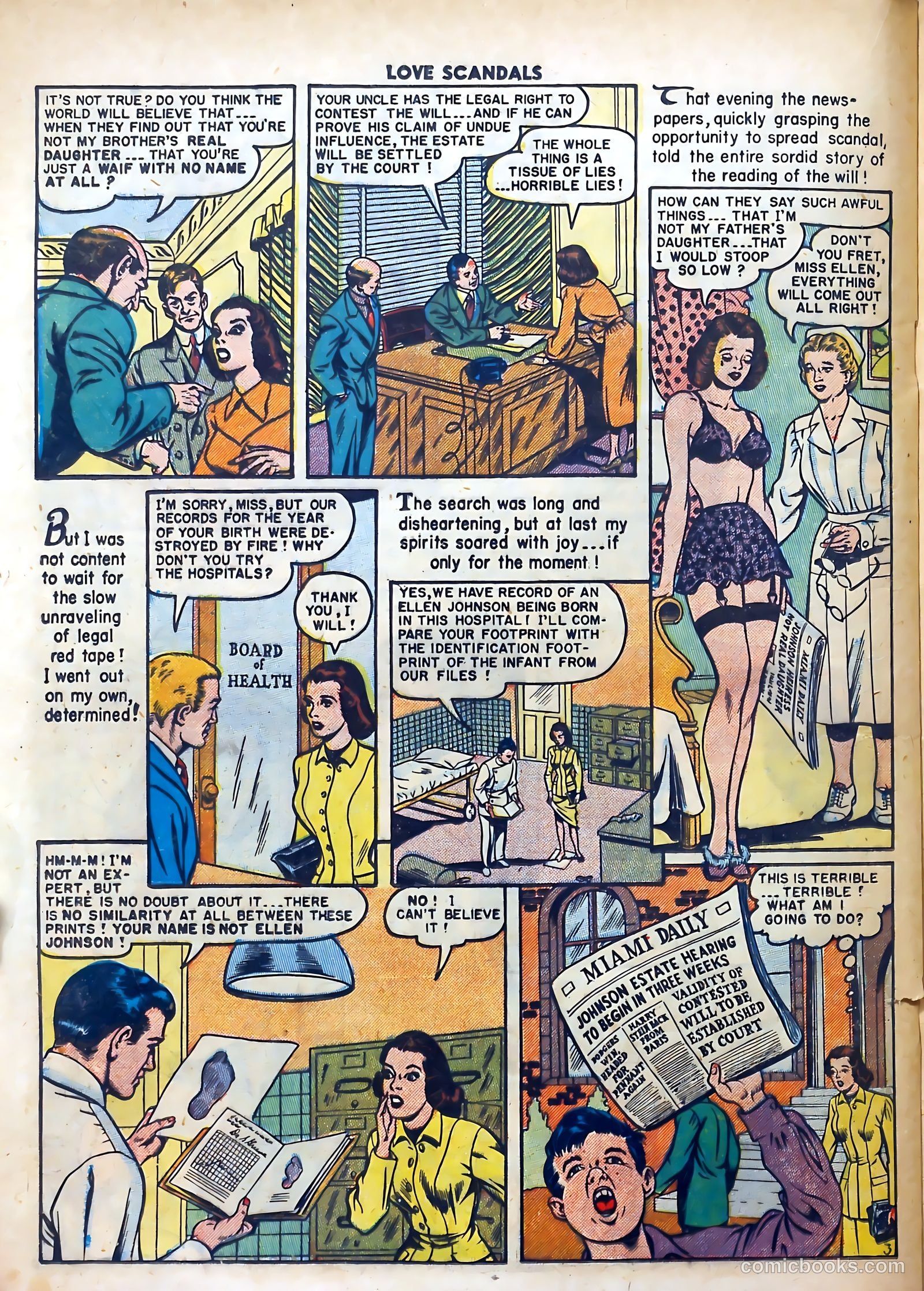 Love Scandals #3 (1950) — page 20 of 36