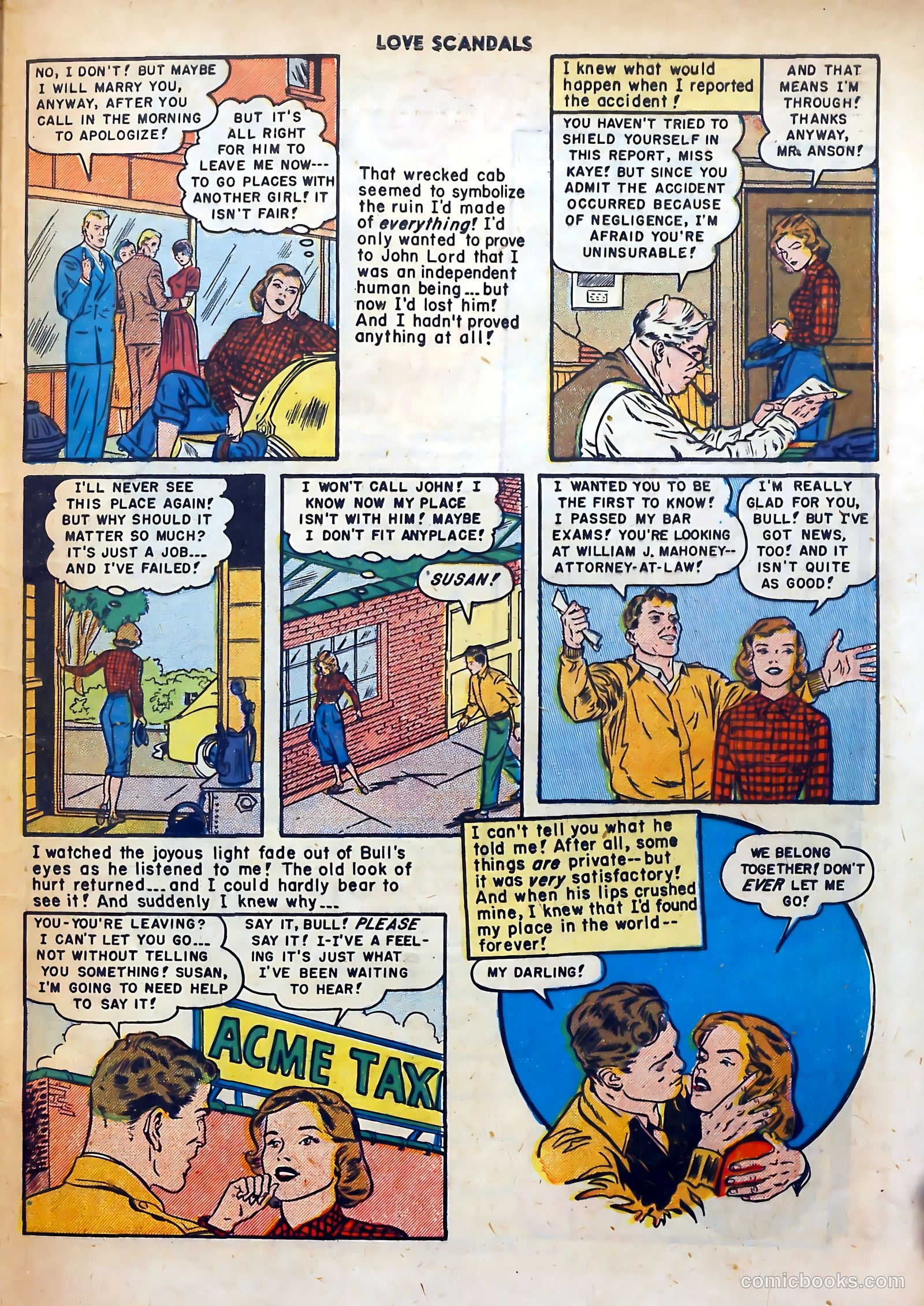 Love Scandals #3 (1950) — page 33 of 36