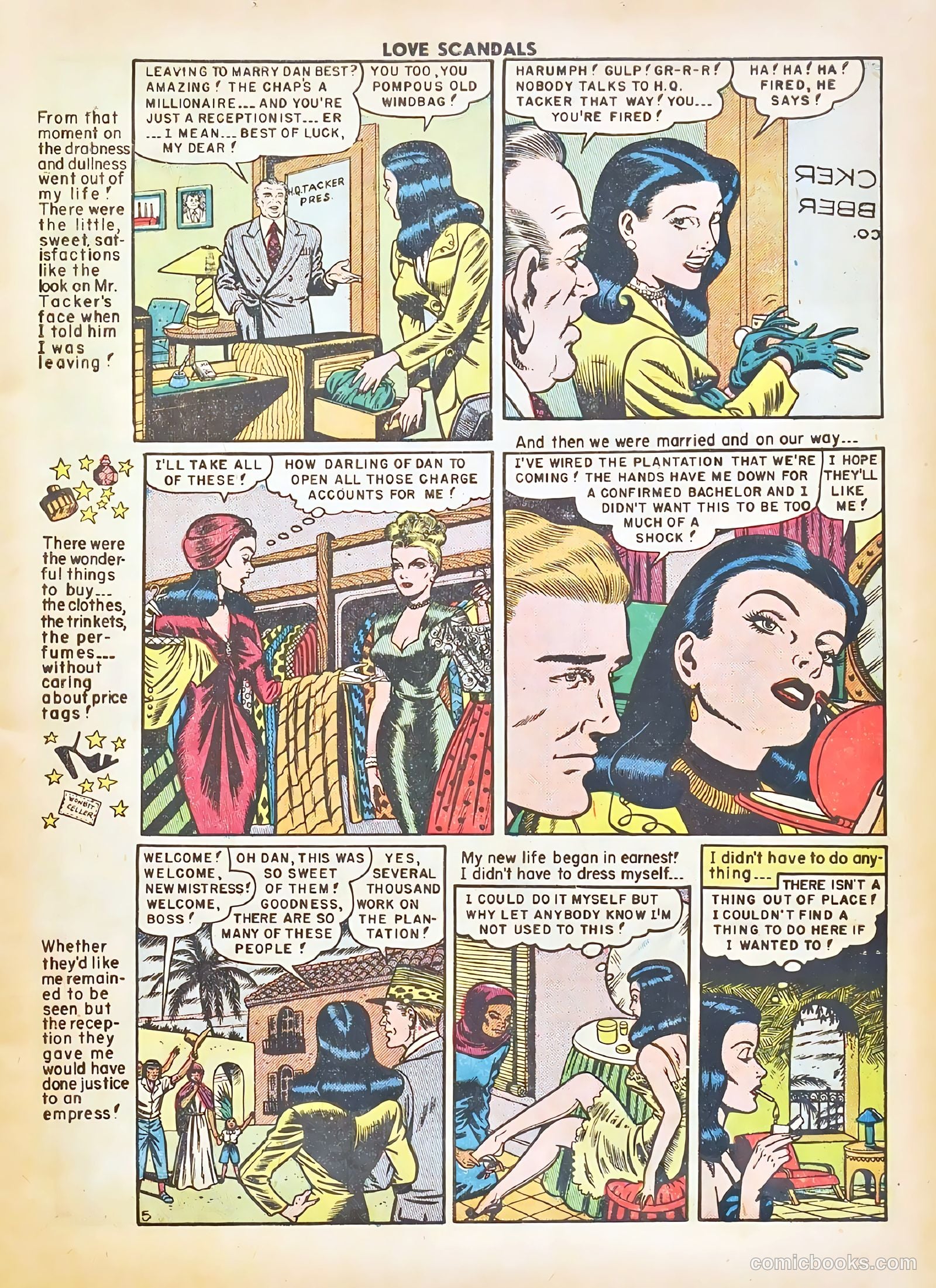 Love Scandals #4 (1950) — page 7 of 51