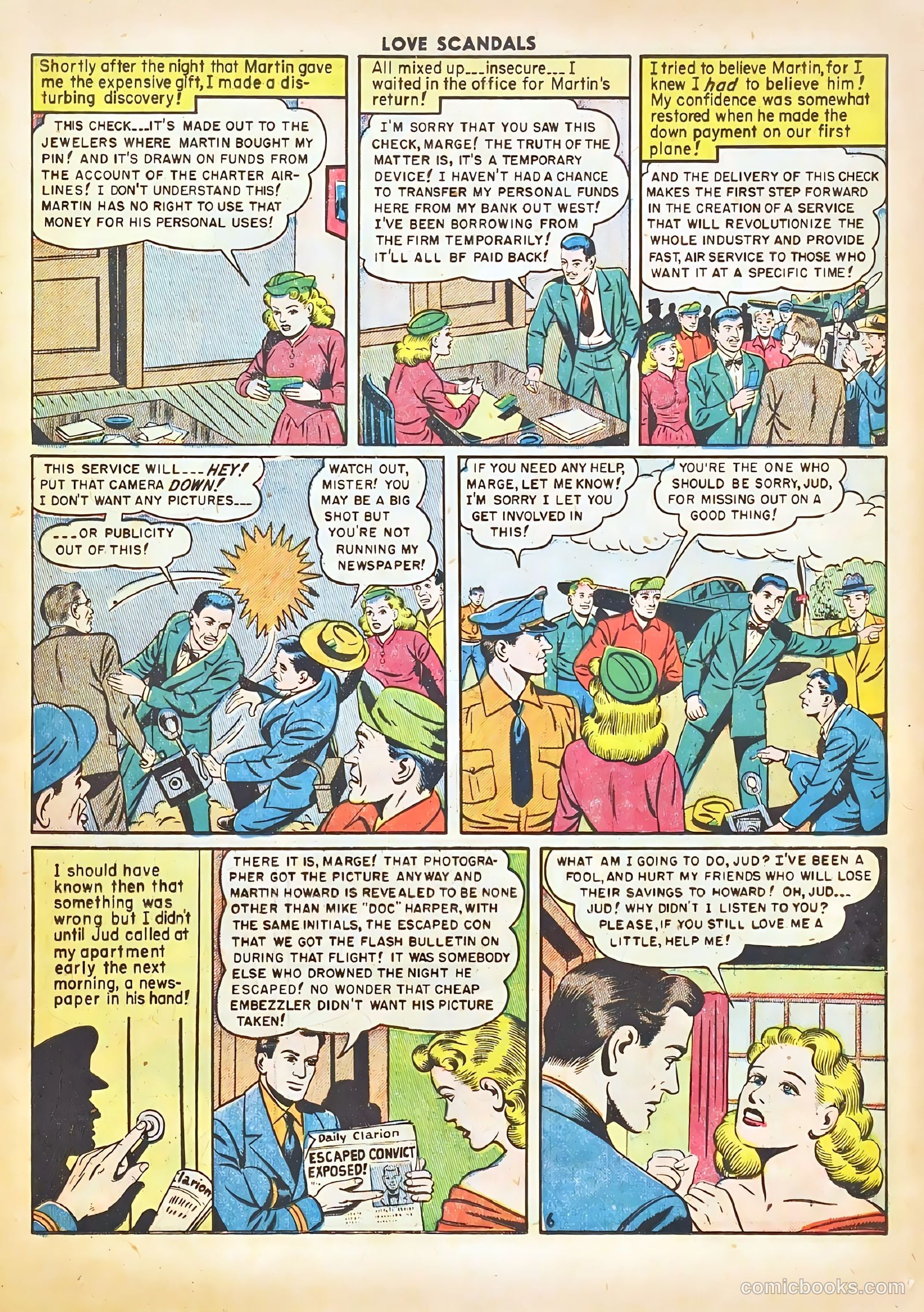Love Scandals #4 (1950) — page 17 of 51