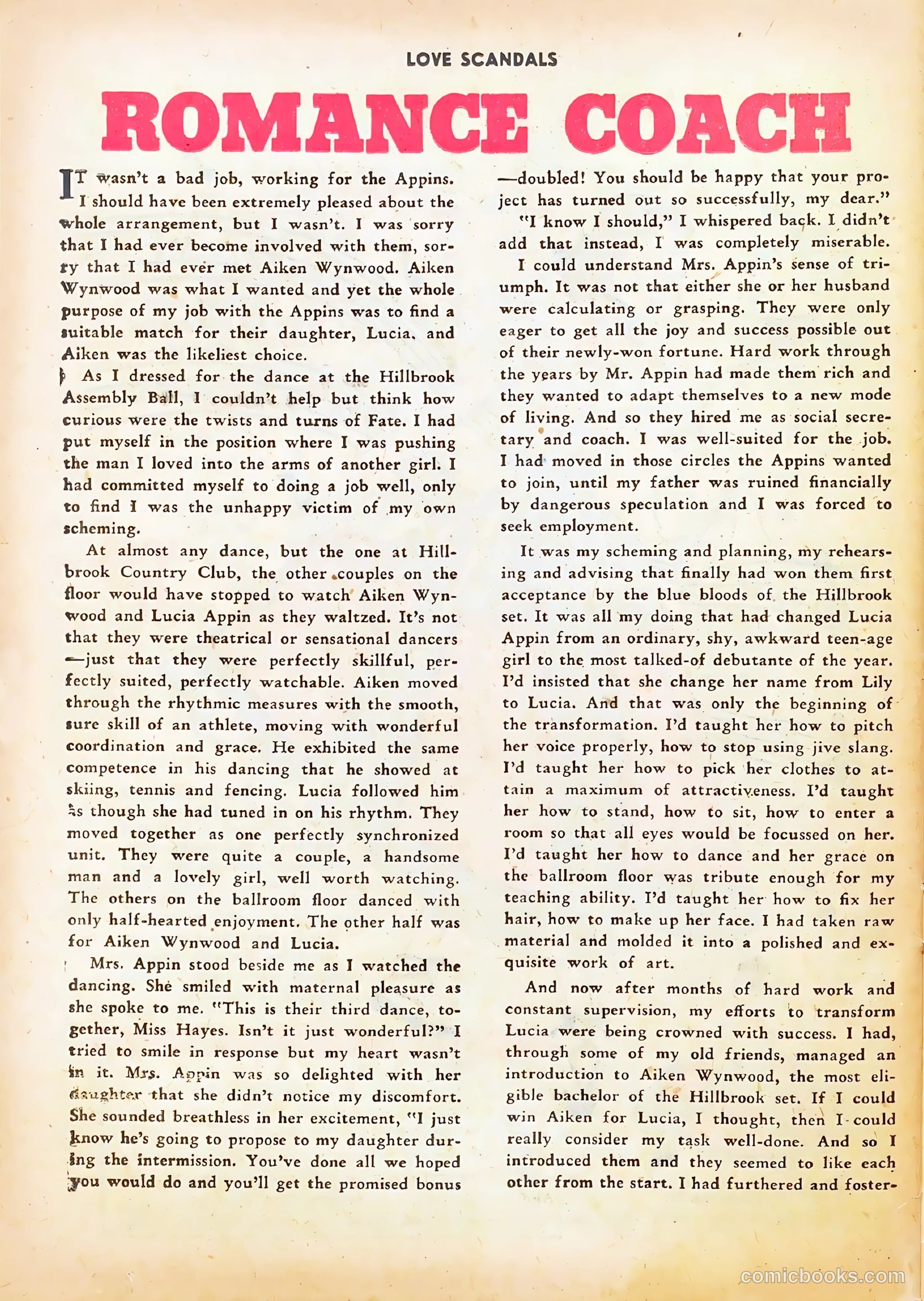 Love Scandals #4 (1950) — page 37 of 51