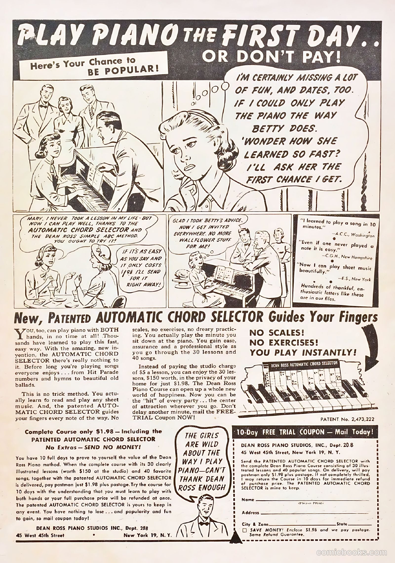 Love Scandals #4 (1950) — page 50 of 51