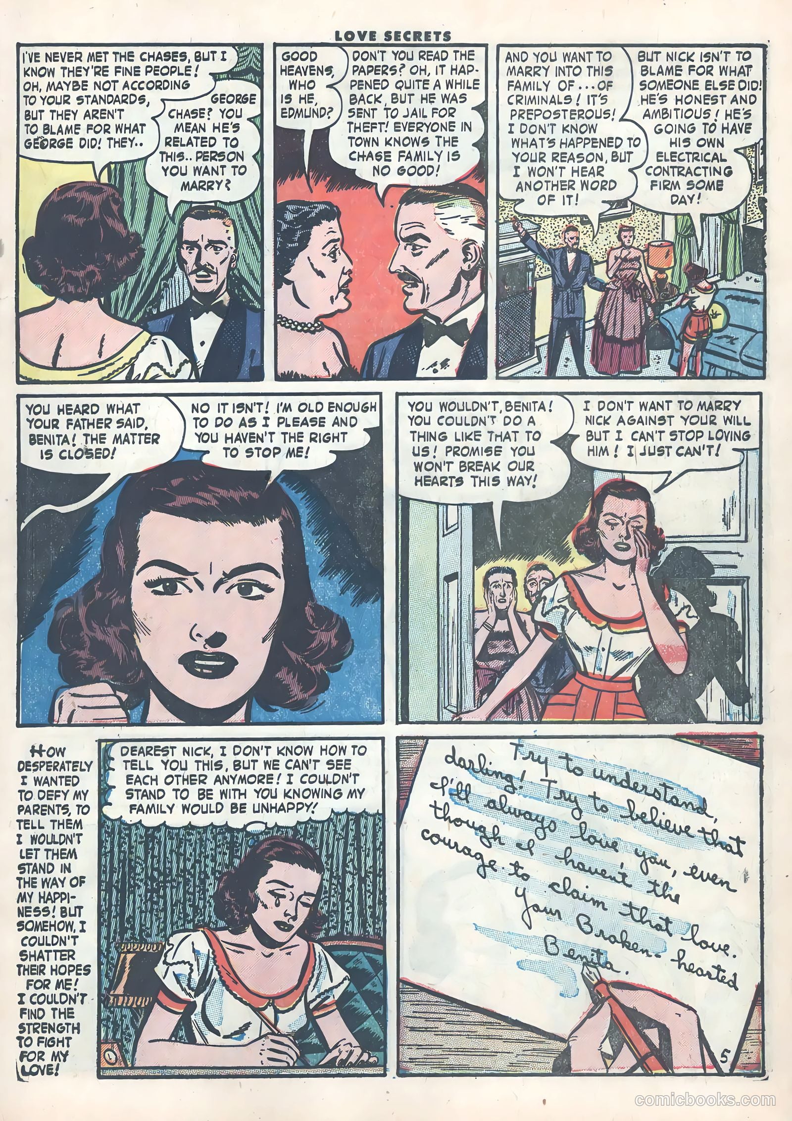 Love Secrets #33 (1953) — page 7 of 37