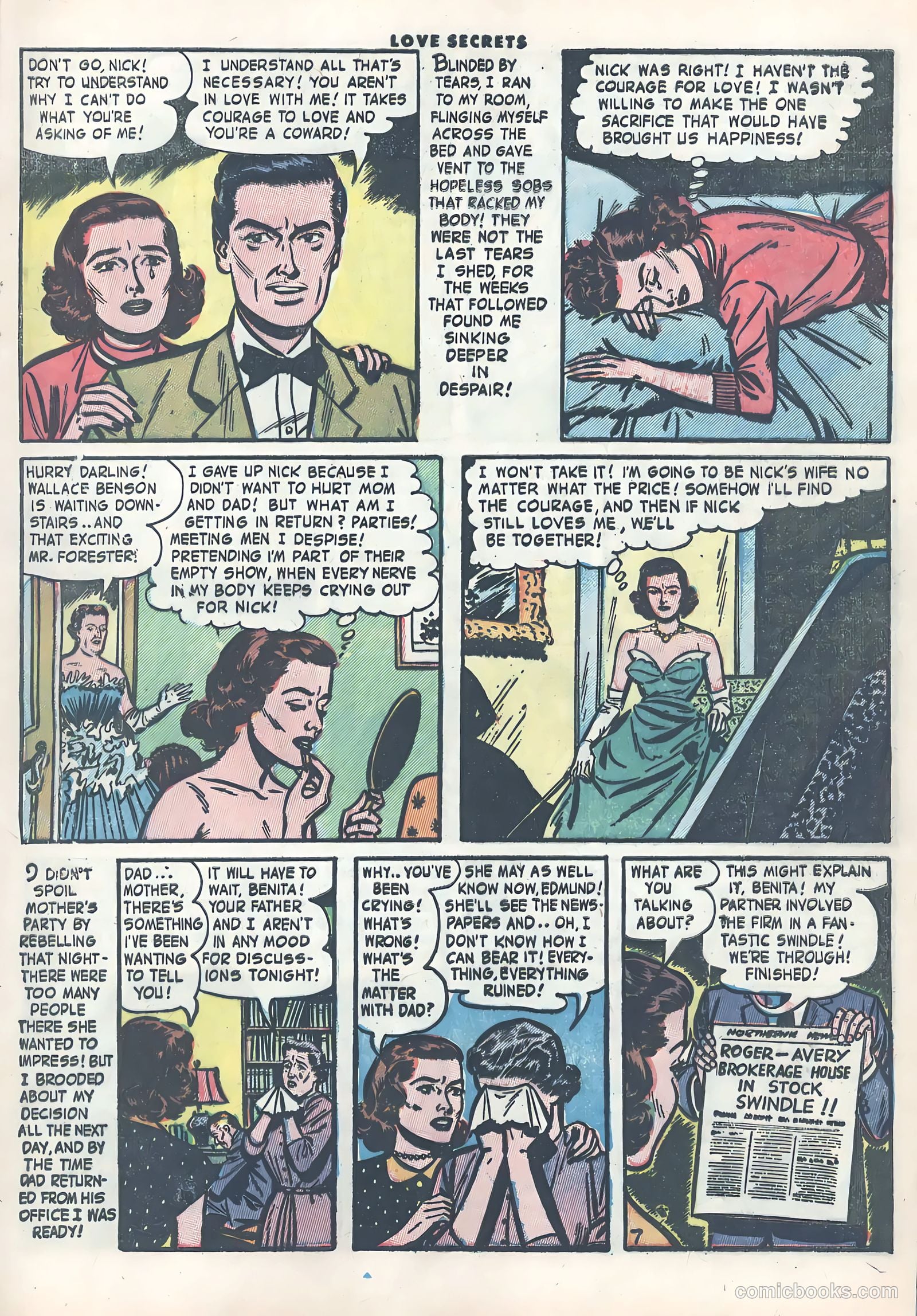 Love Secrets #33 (1953) — page 9 of 37