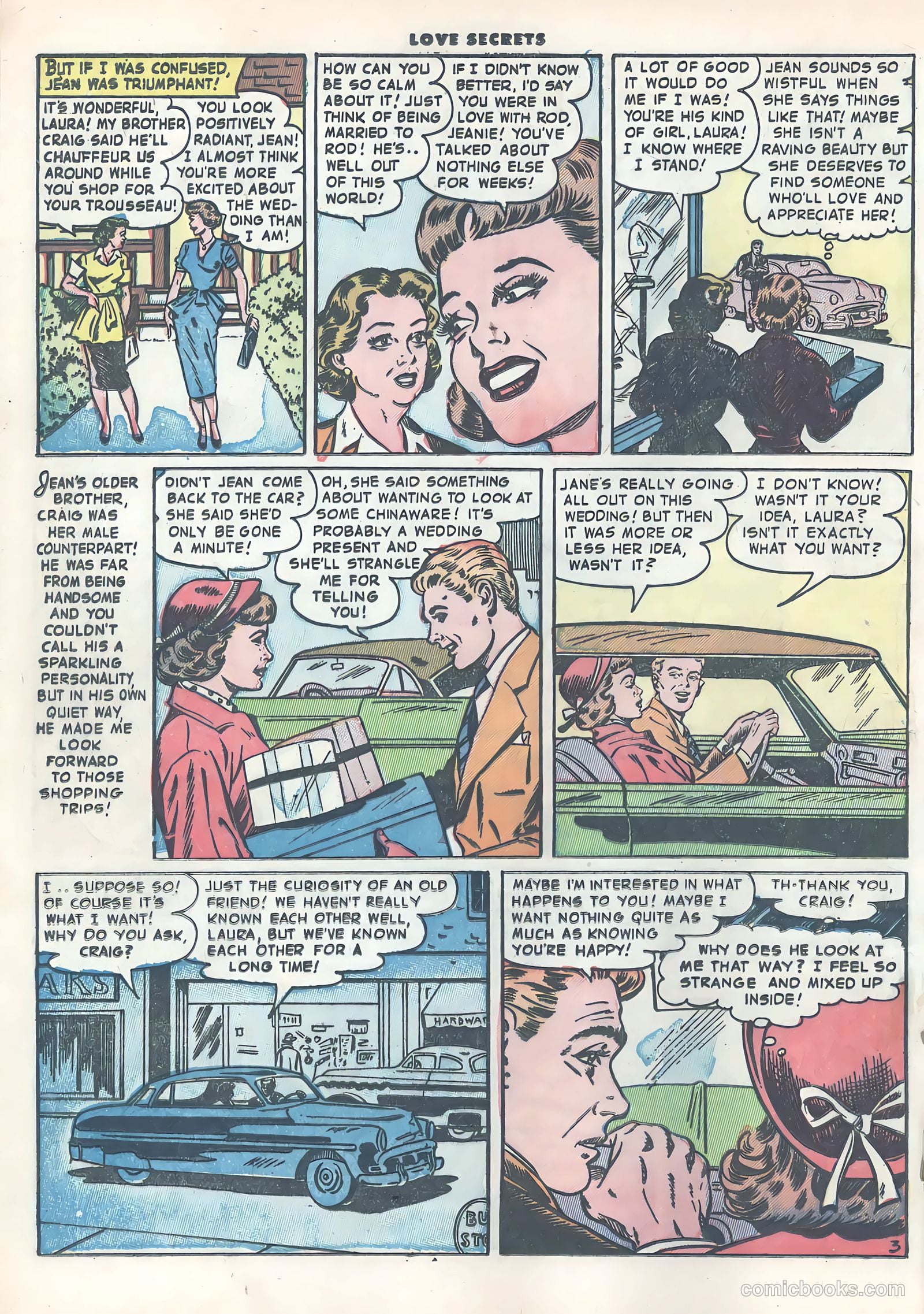 Love Secrets #33 (1953) — page 20 of 37
