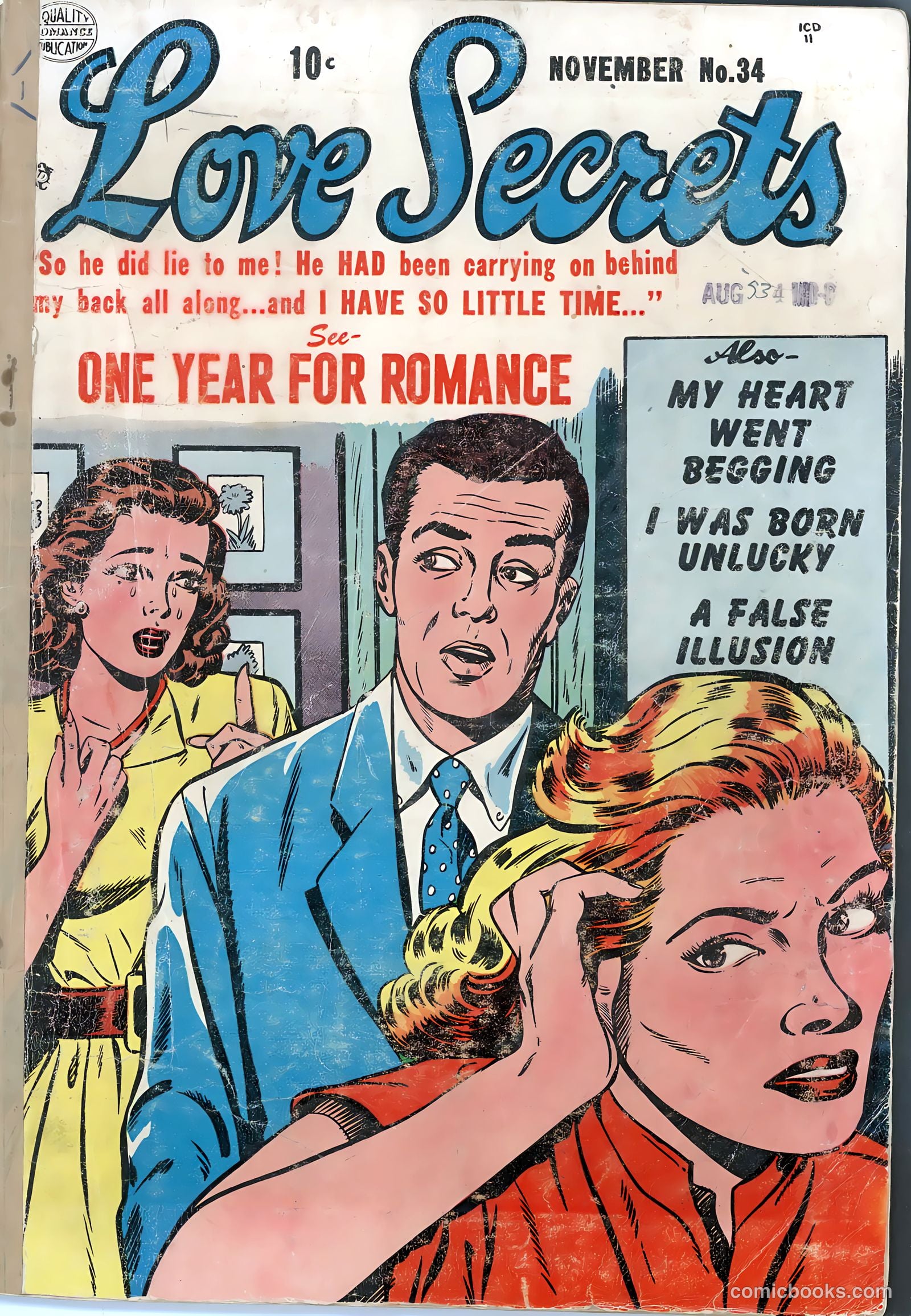 Love Secrets #34 (1953) — page 2 of 38
