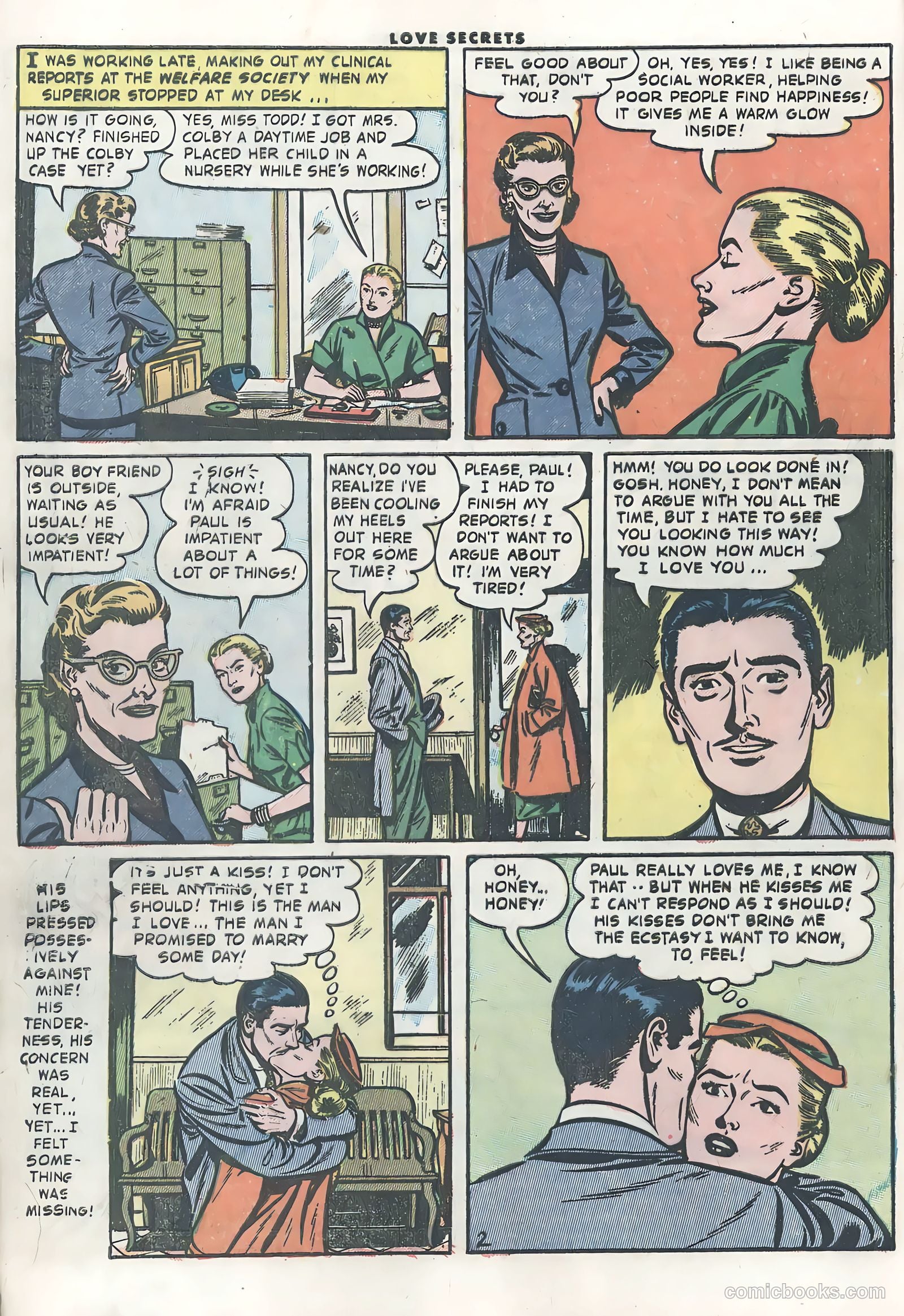 Love Secrets #34 (1953) — page 5 of 38