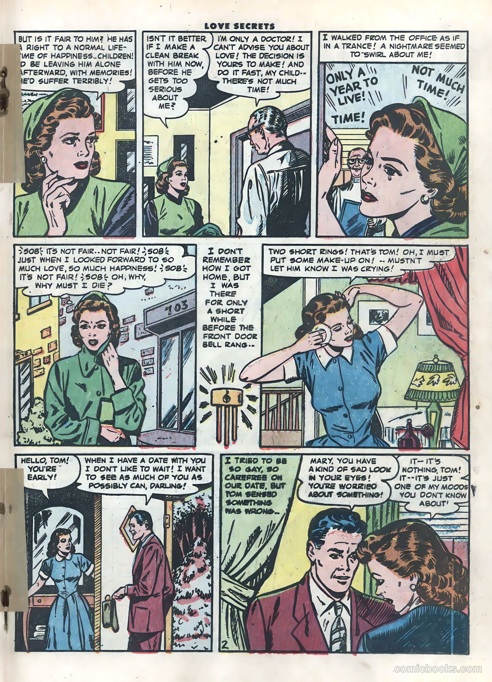Love Secrets #34 (1953) — page 20 of 38