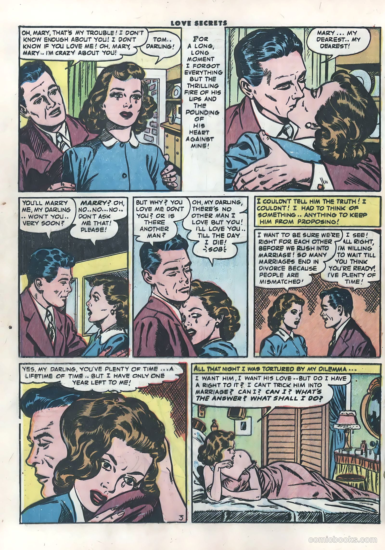 Love Secrets #34 (1953) — page 21 of 38