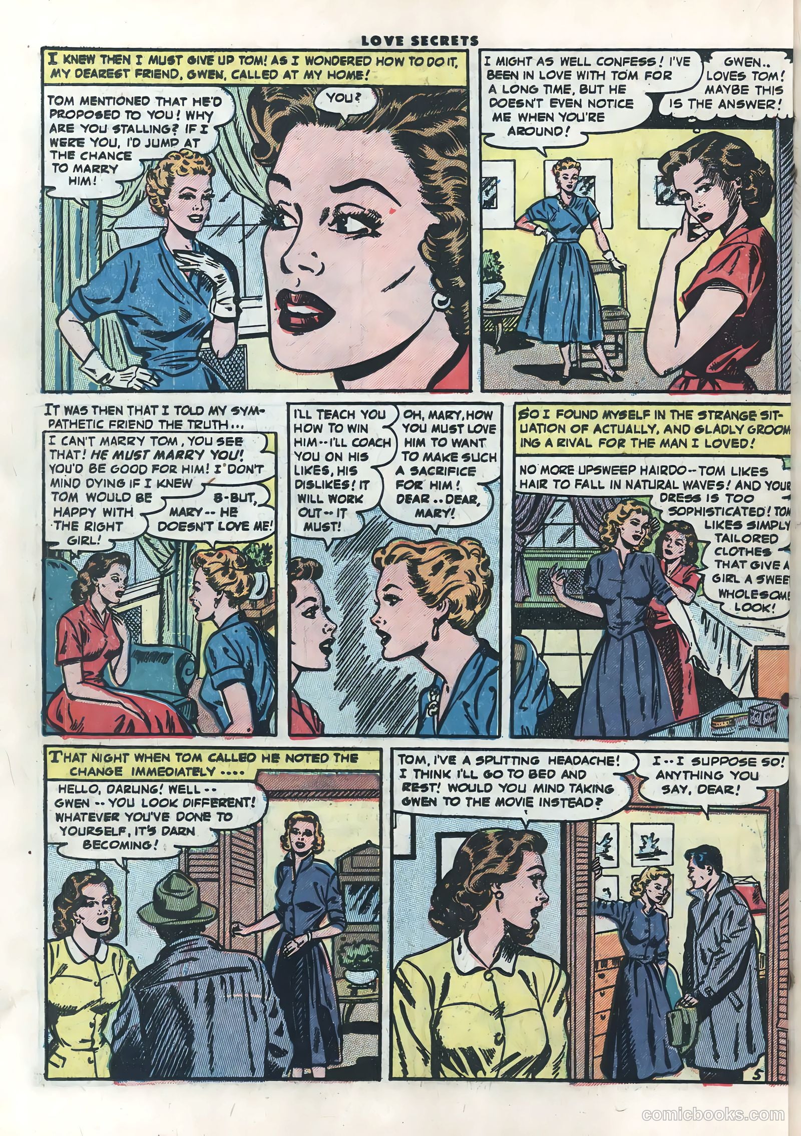 Love Secrets #34 (1953) — page 23 of 38