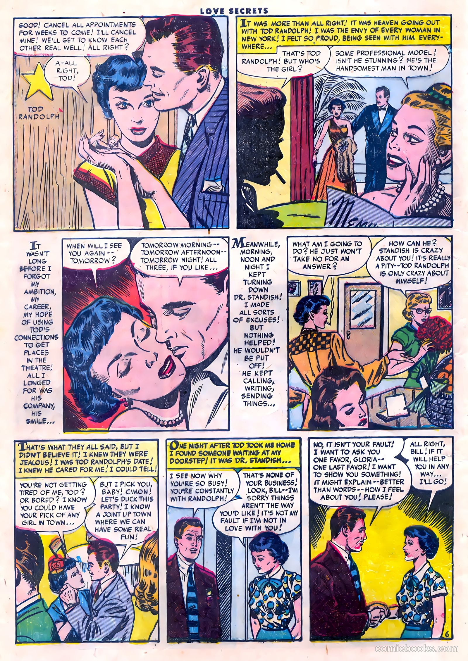 Love Secrets #35 (1953) — page 8 of 36