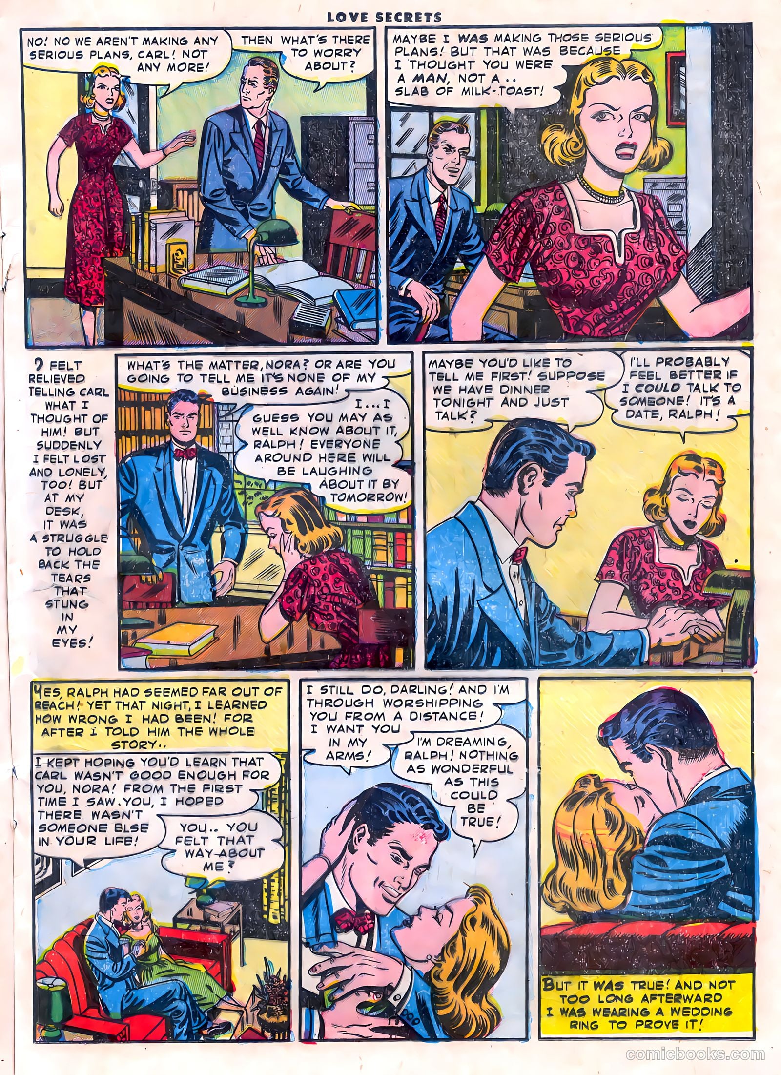 Love Secrets #35 (1953) — page 17 of 36
