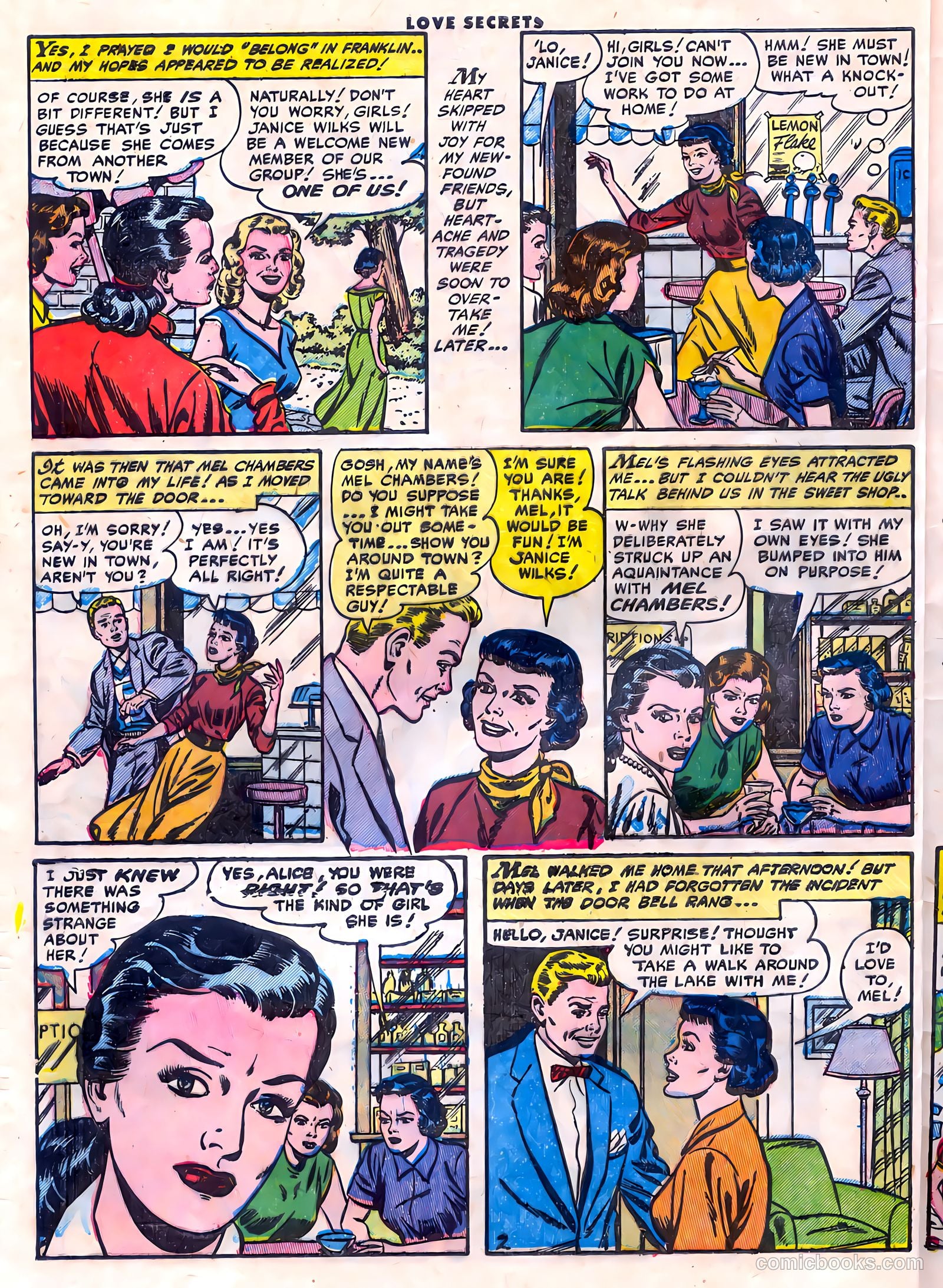 Love Secrets #35 (1953) — page 28 of 36
