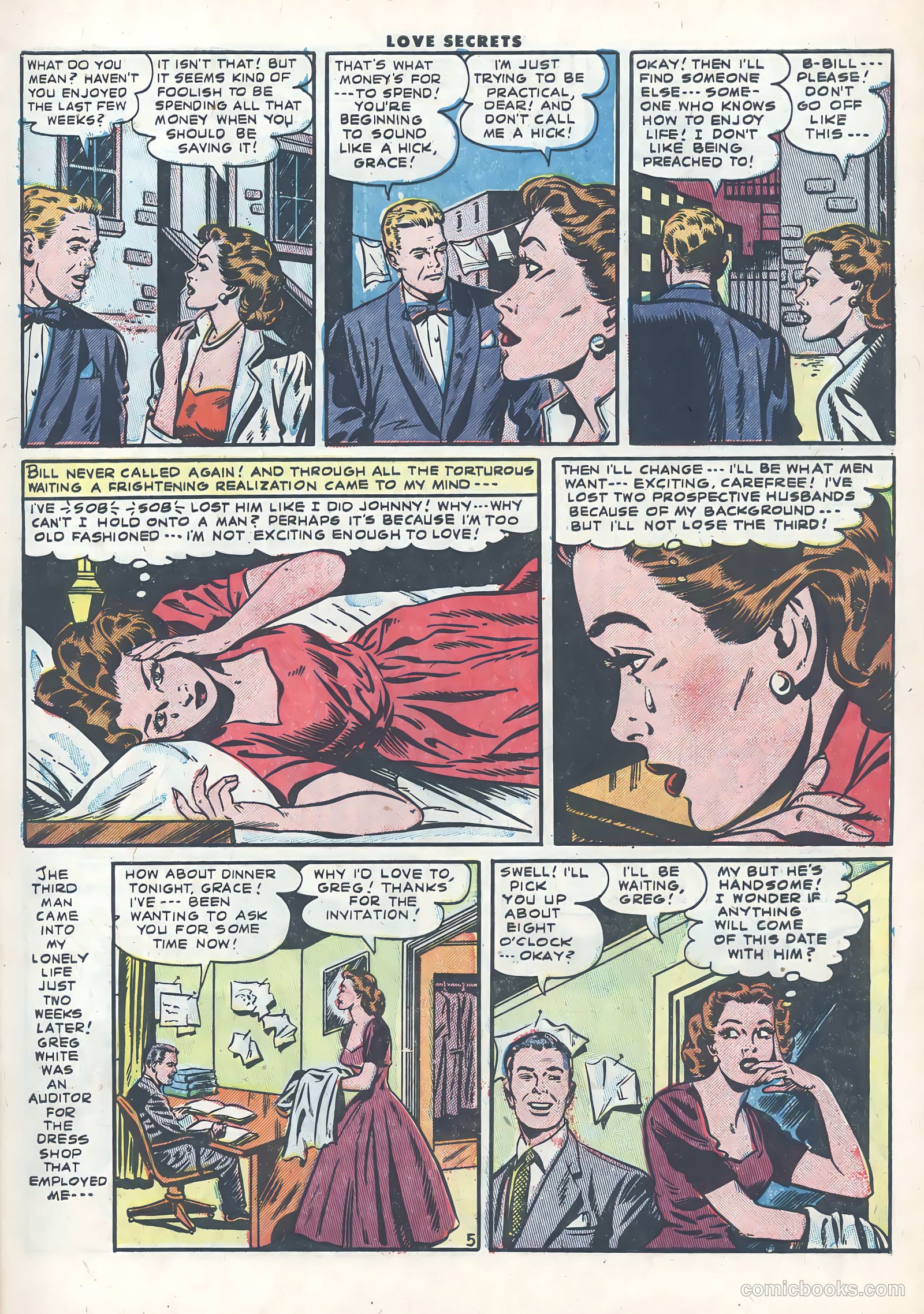 Love Secrets #36 (1954) — page 7 of 36