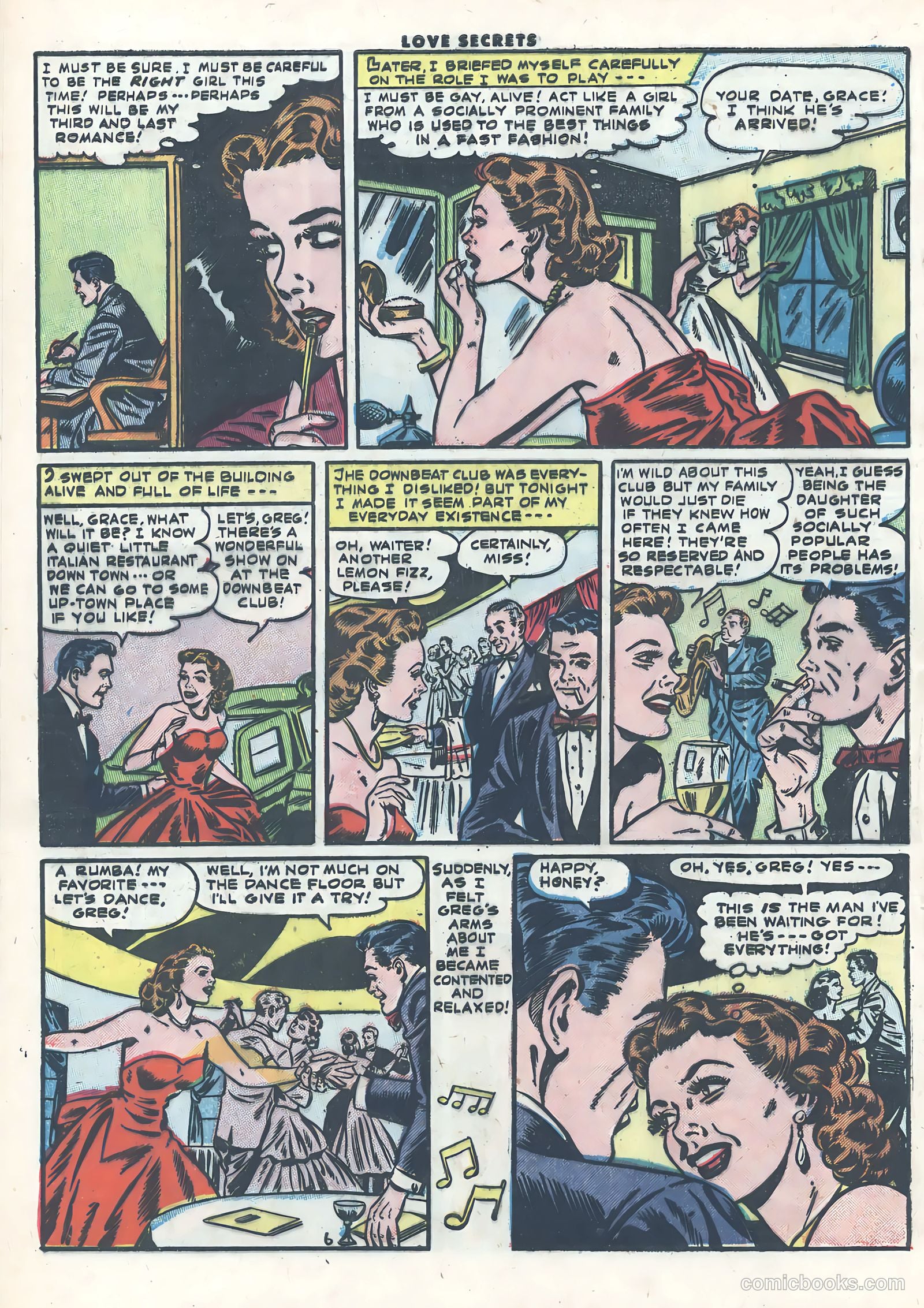 Love Secrets #36 (1954) — page 8 of 36