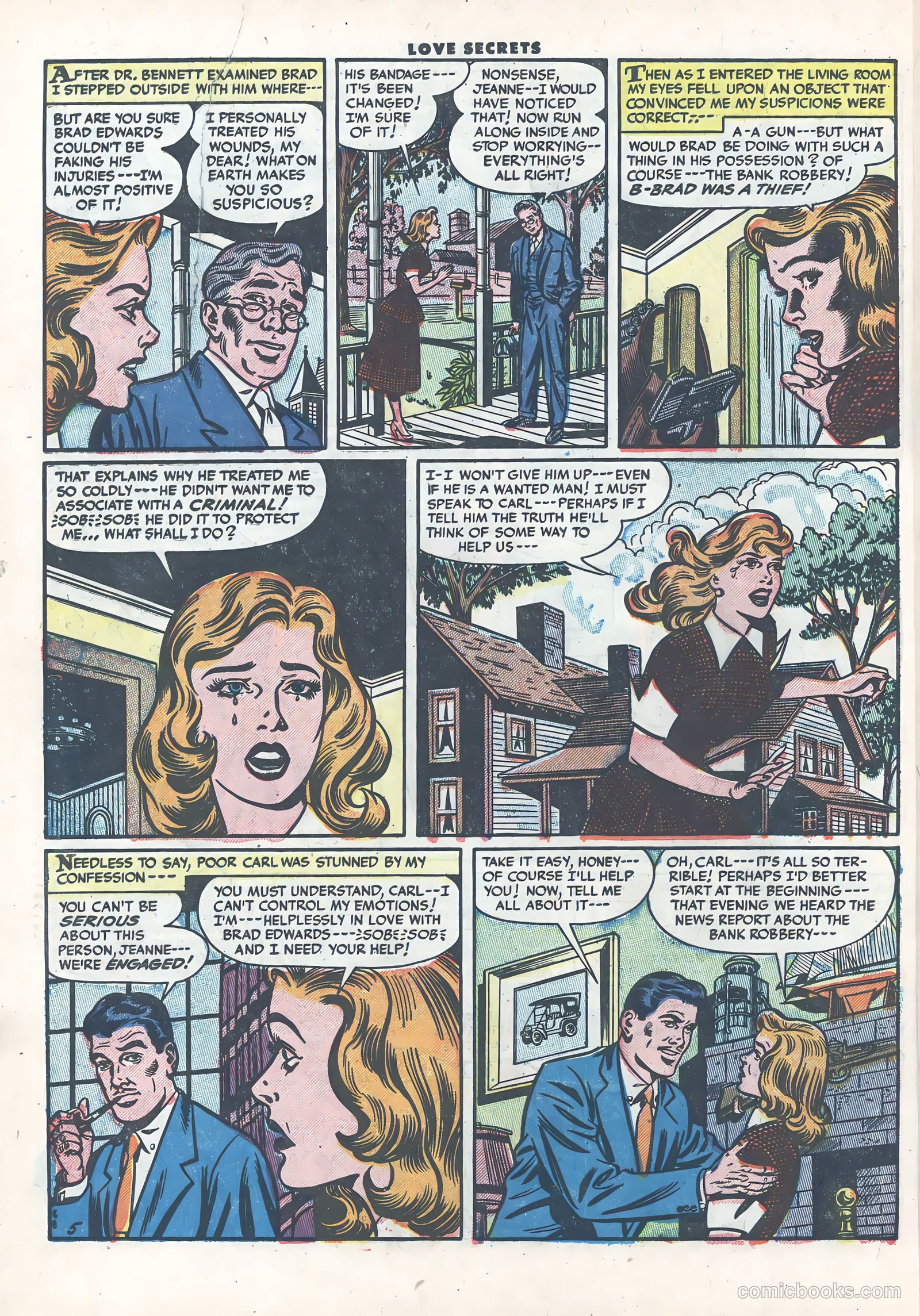 Love Secrets #36 (1954) — page 22 of 36