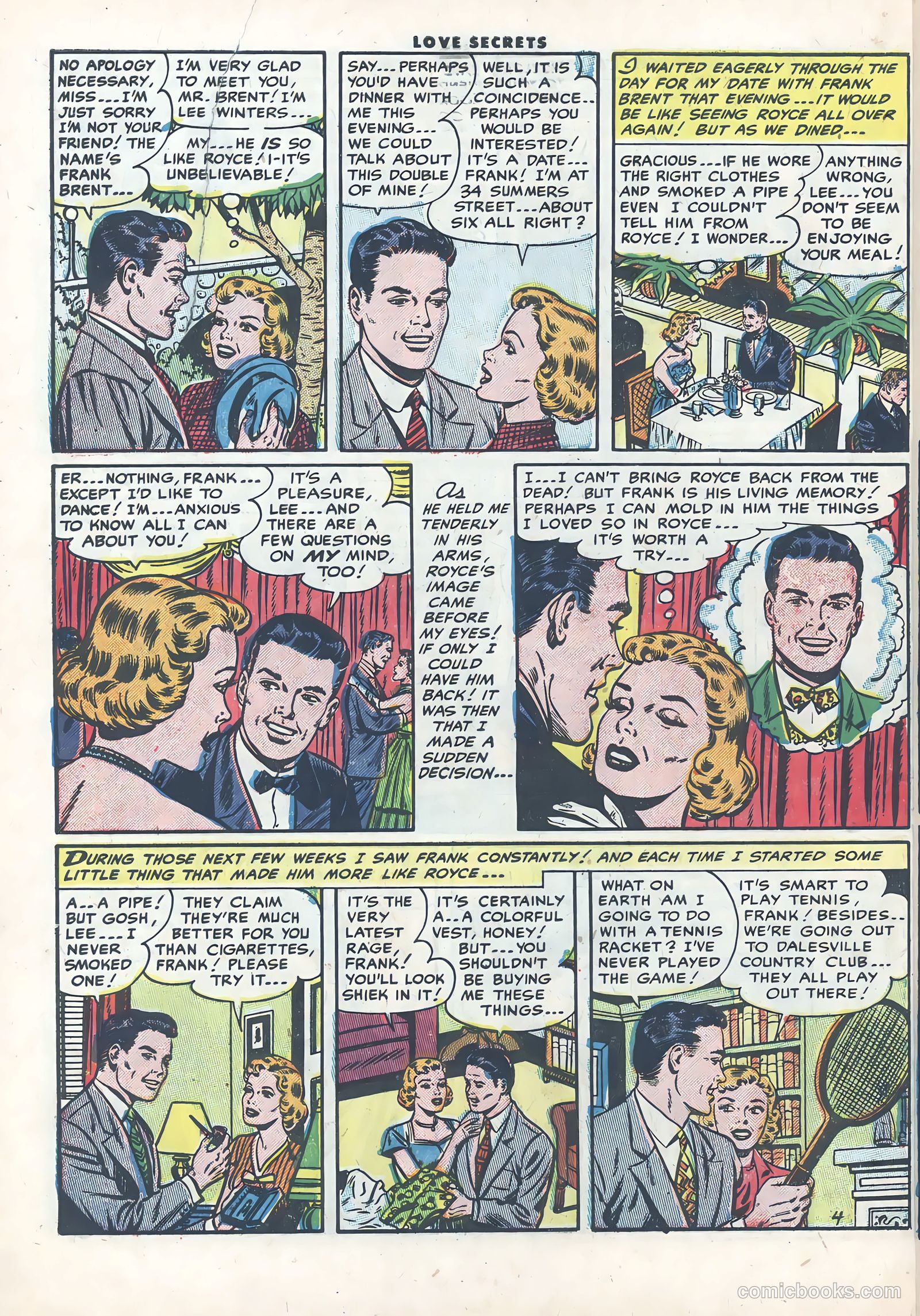 Love Secrets #36 (1954) — page 30 of 36