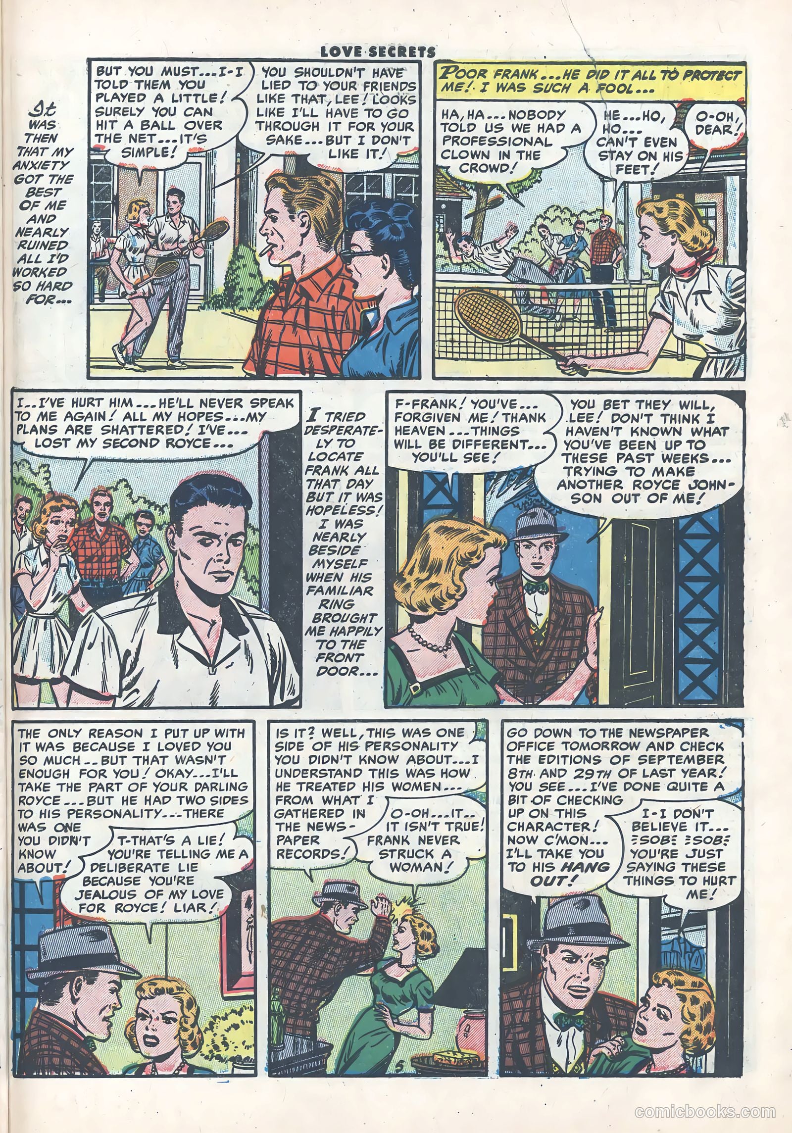 Love Secrets #36 (1954) — page 31 of 36
