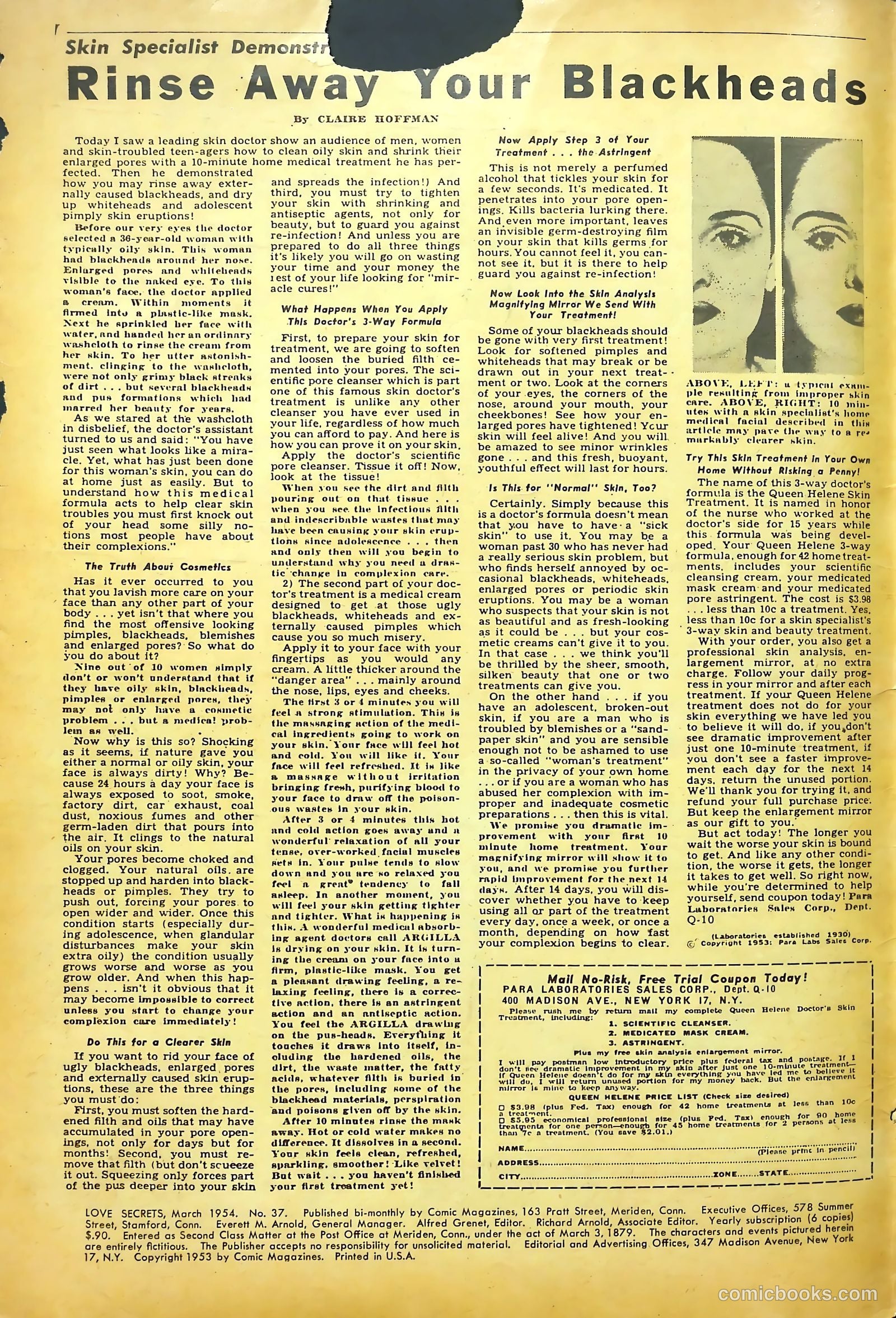 Love Secrets #37 (1954) — page 3 of 37