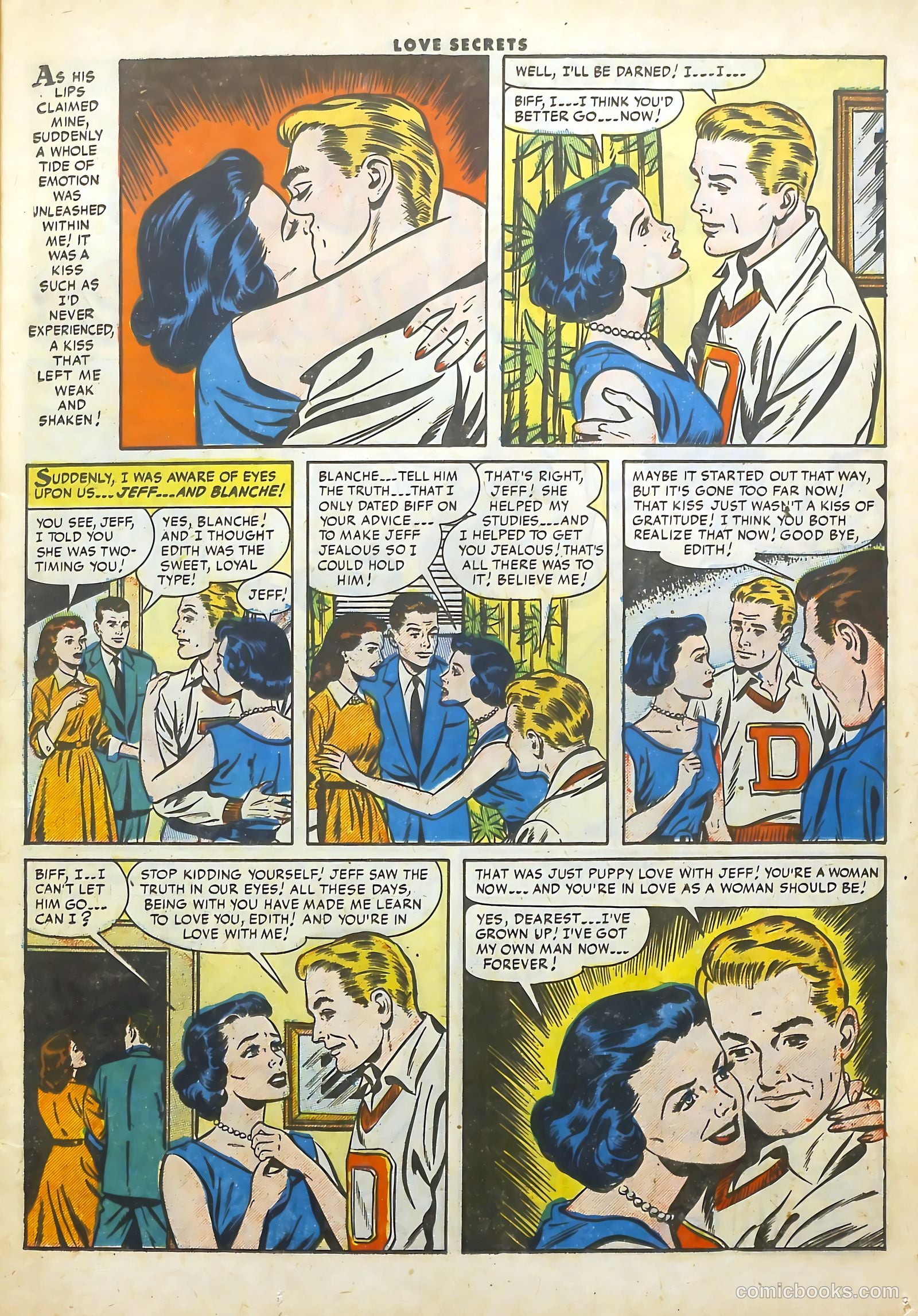 Love Secrets #37 (1954) — page 12 of 37
