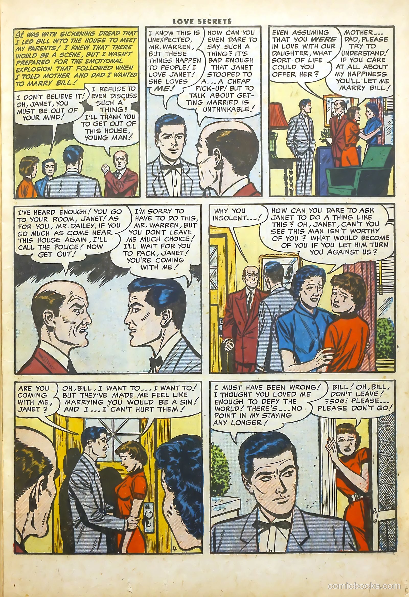 Love Secrets #37 (1954) — page 16 of 37