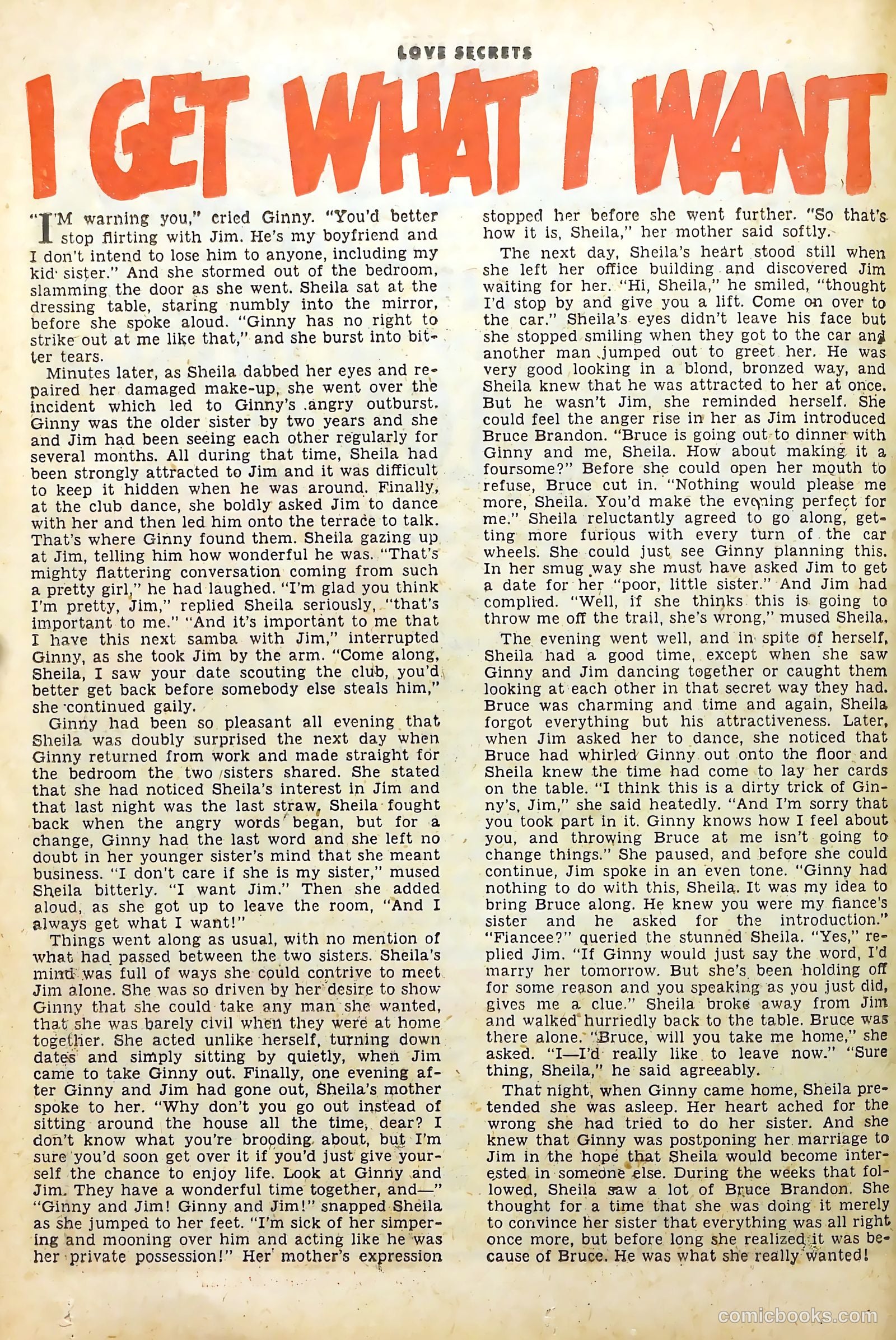 Love Secrets #37 (1954) — page 27 of 37