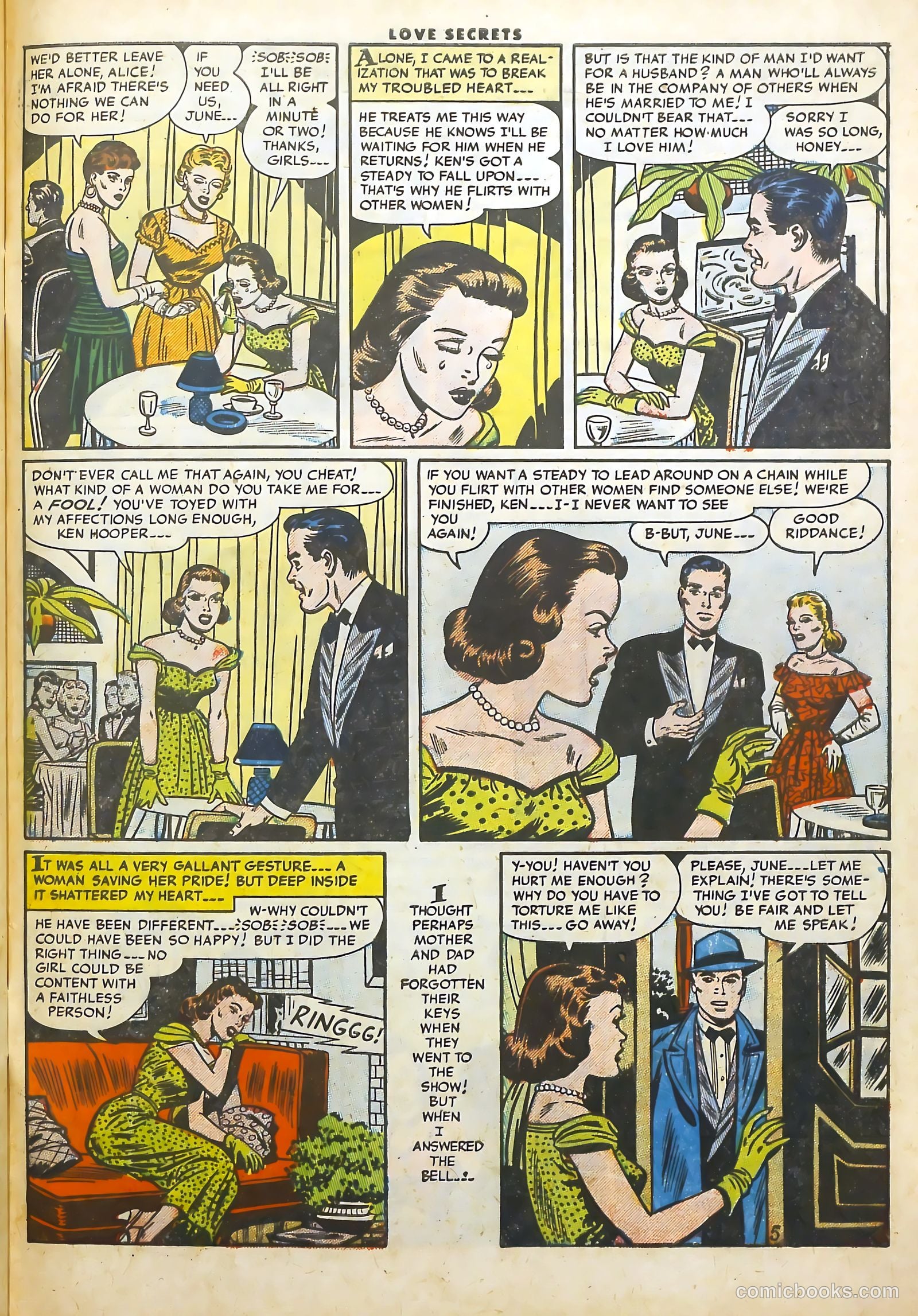 Love Secrets #37 (1954) — page 32 of 37