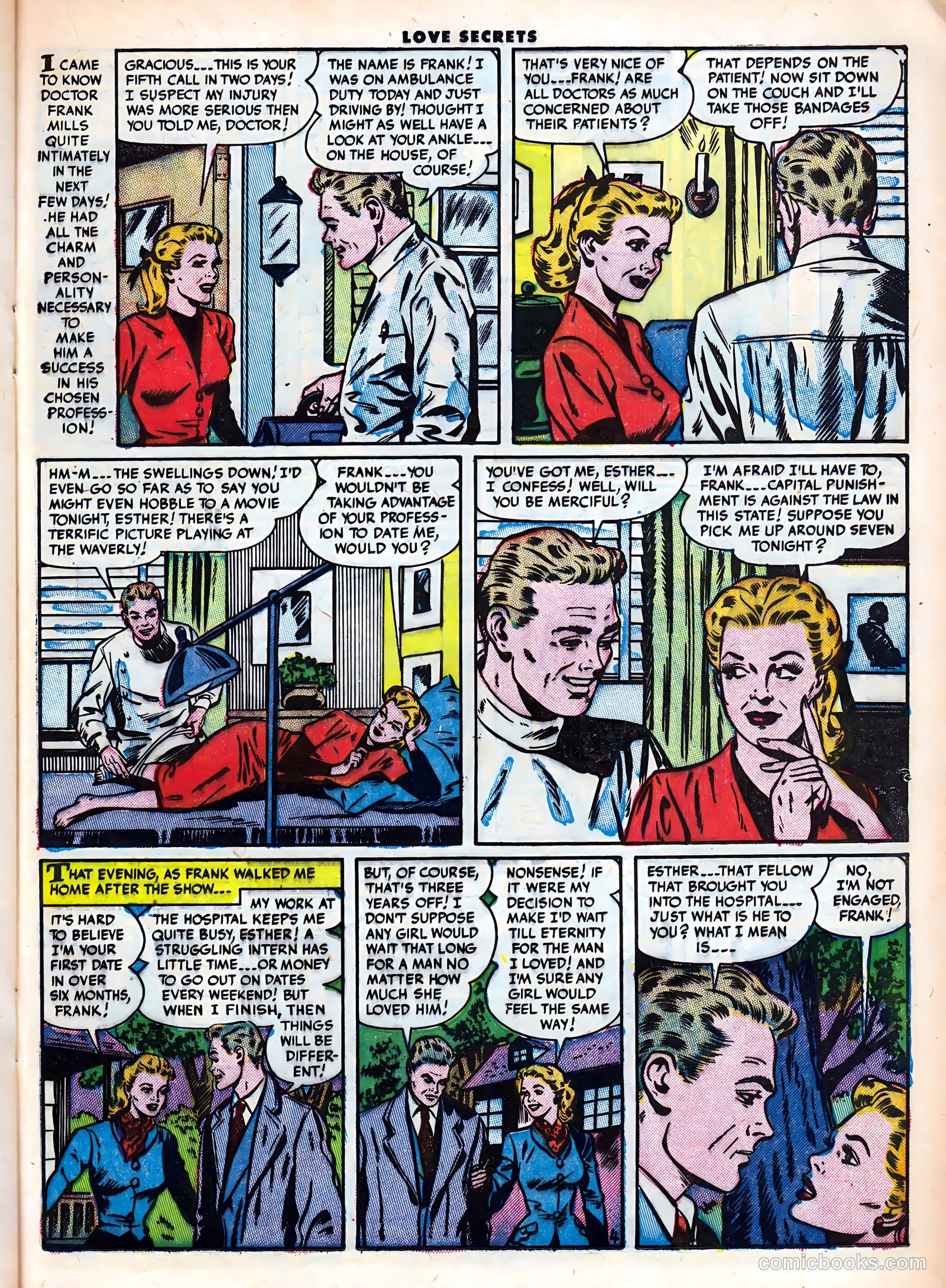 Love Secrets #38 (1954) — page 21 of 36