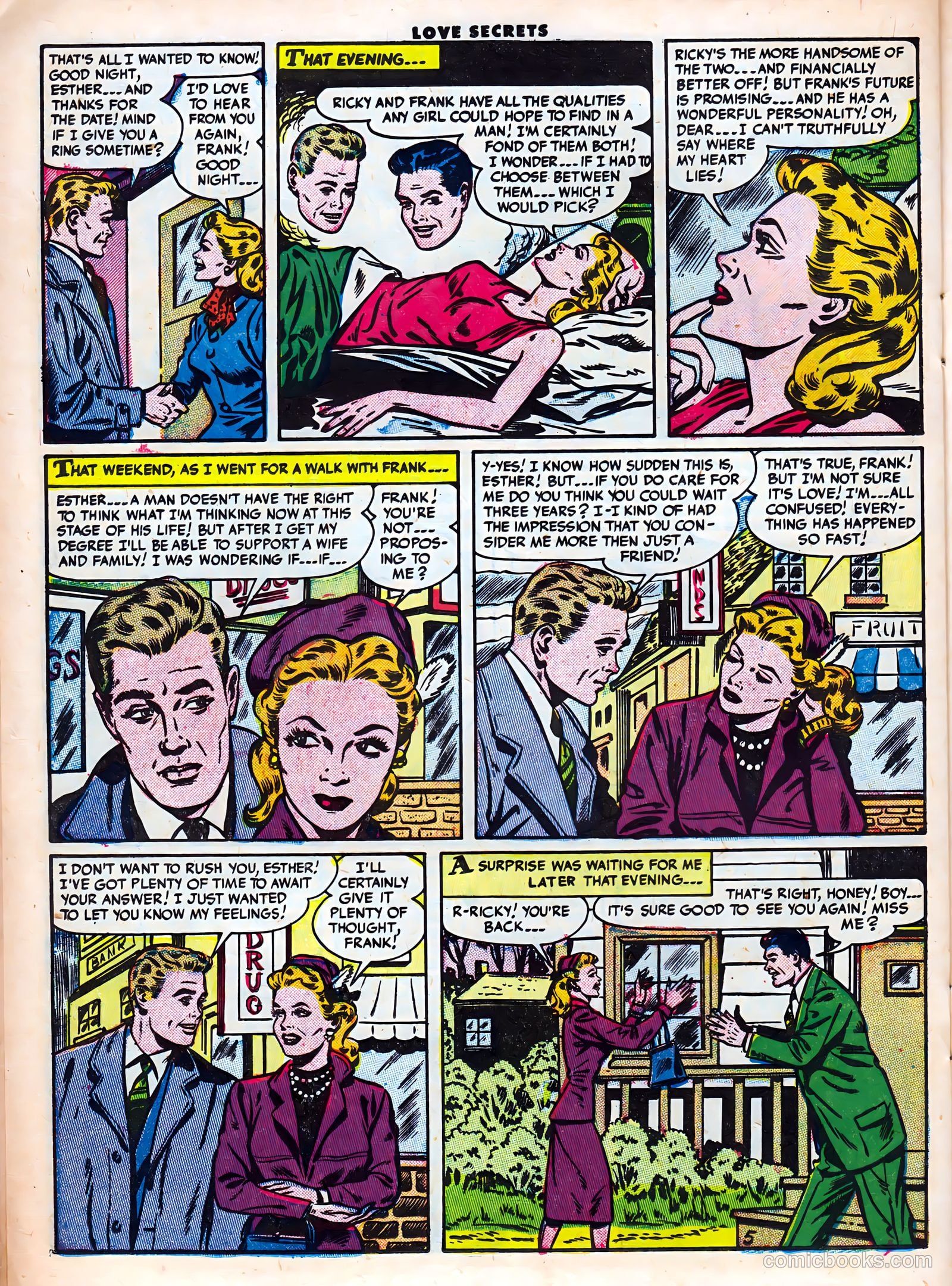 Love Secrets #38 (1954) — page 22 of 36