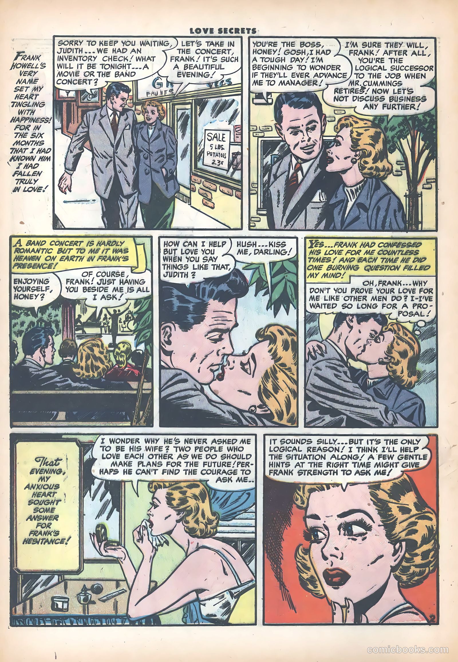 Love Secrets #39 (1954) — page 4 of 36