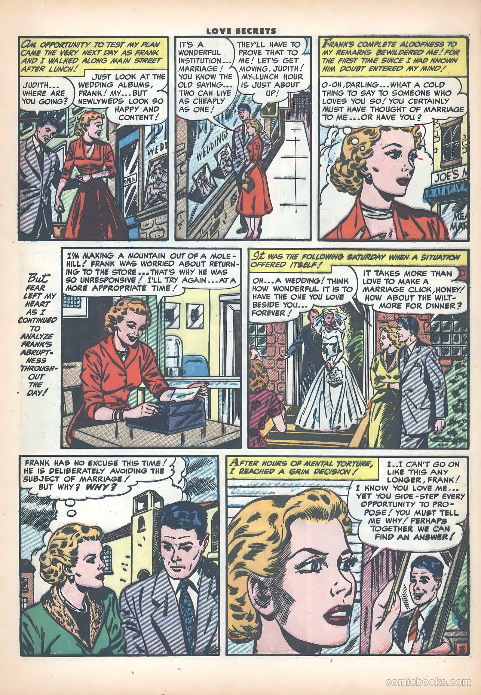 Love Secrets #39 (1954) — page 5 of 36