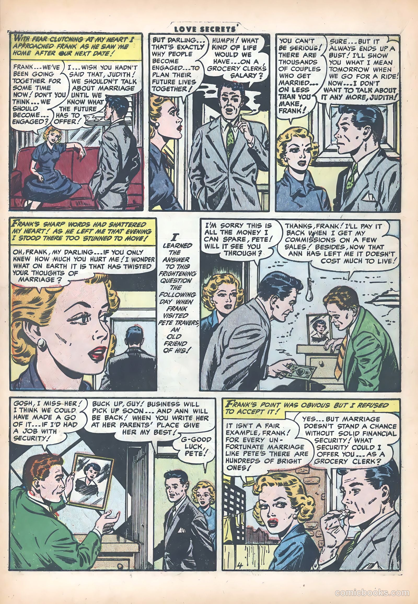 Love Secrets #39 (1954) — page 6 of 36