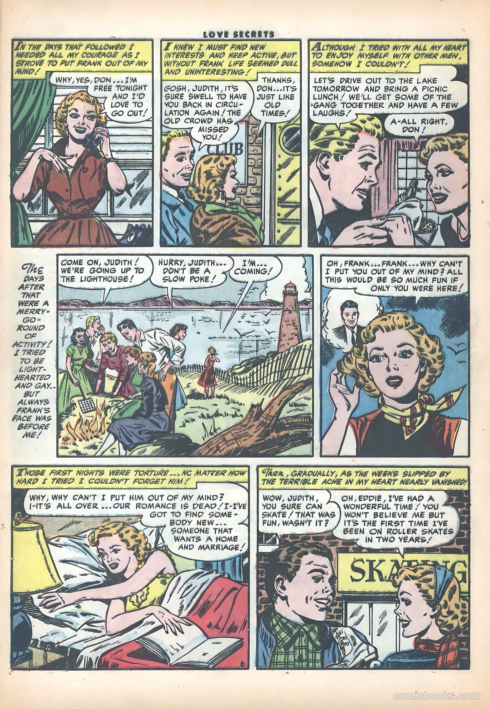 Love Secrets #39 (1954) — page 8 of 36