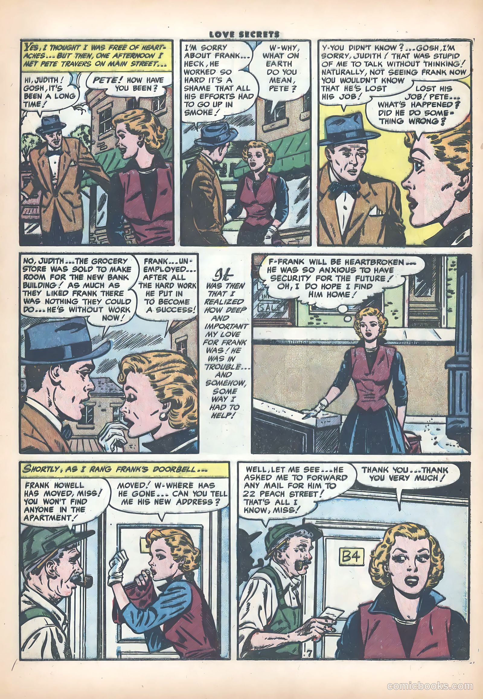 Love Secrets #39 (1954) — page 9 of 36