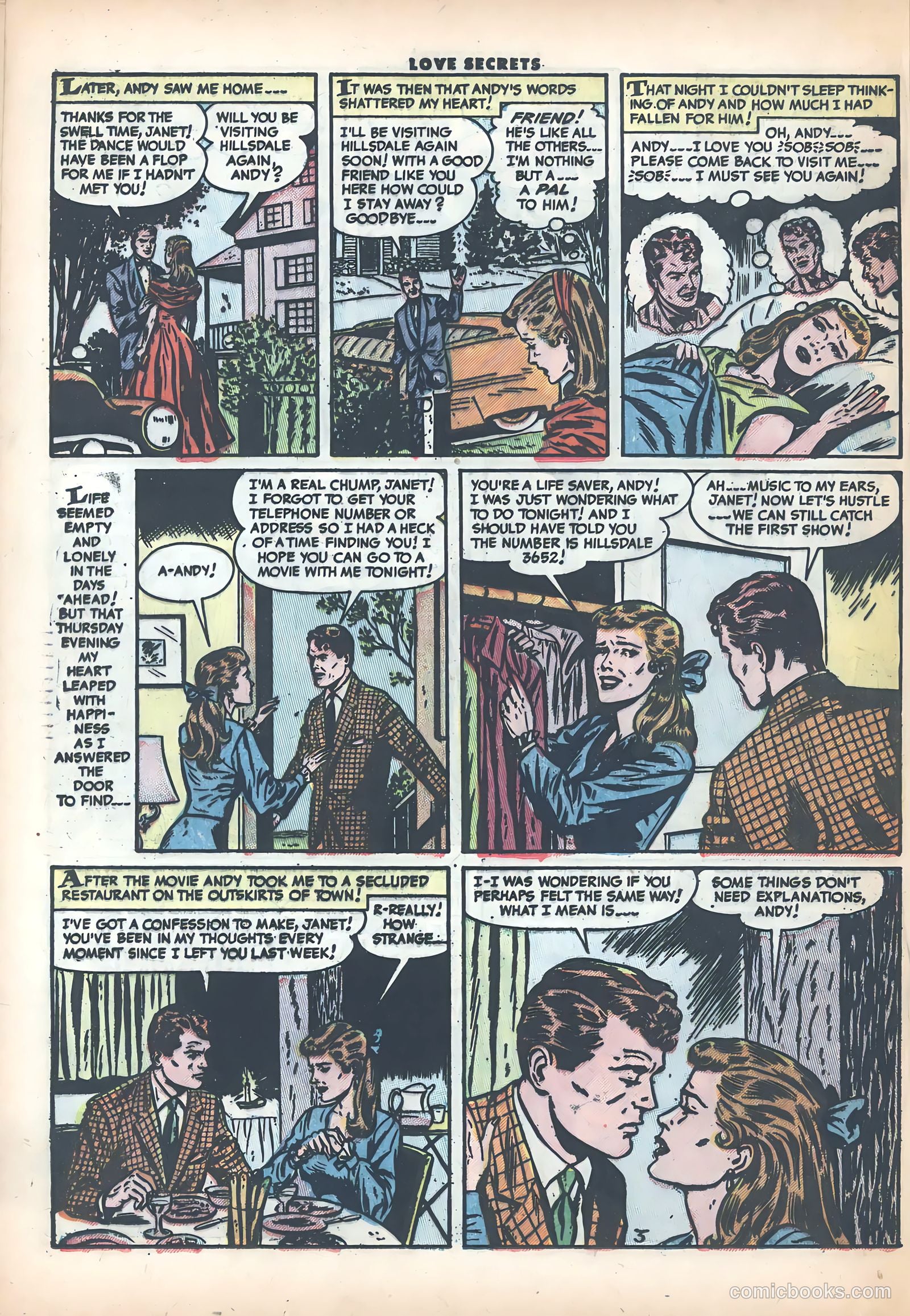 Love Secrets #39 (1954) — page 20 of 36