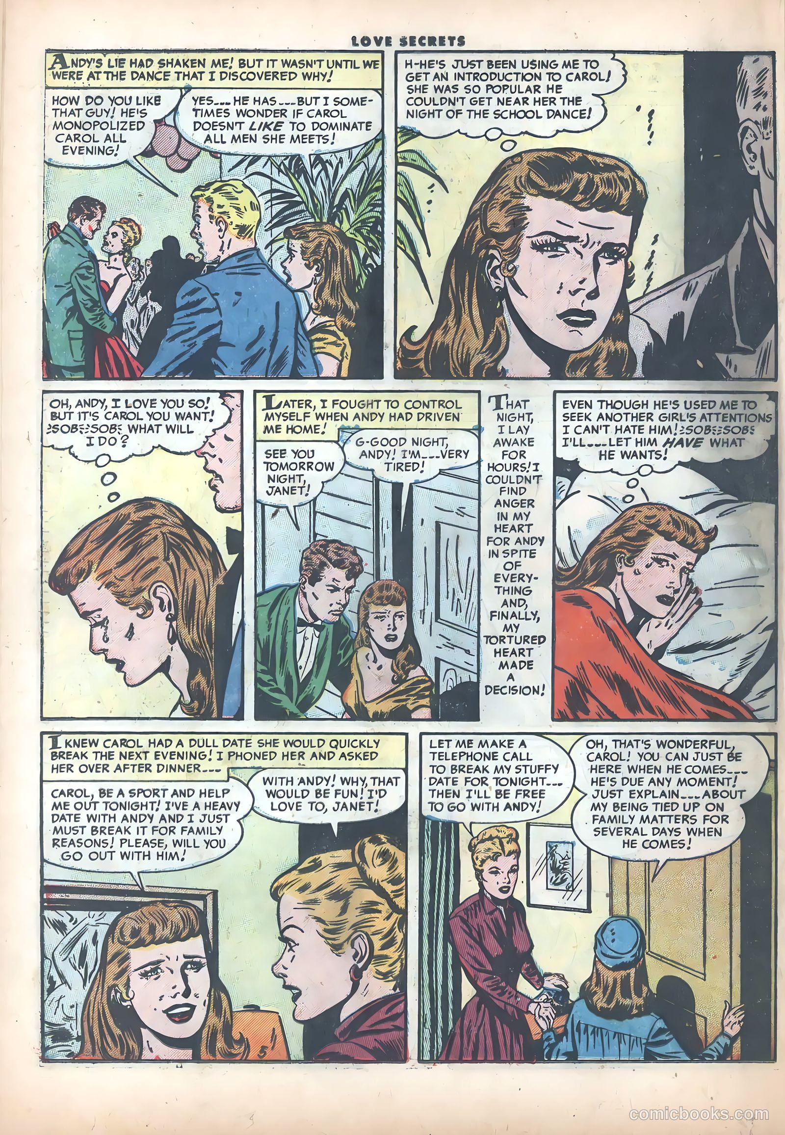 Love Secrets #39 (1954) — page 22 of 36