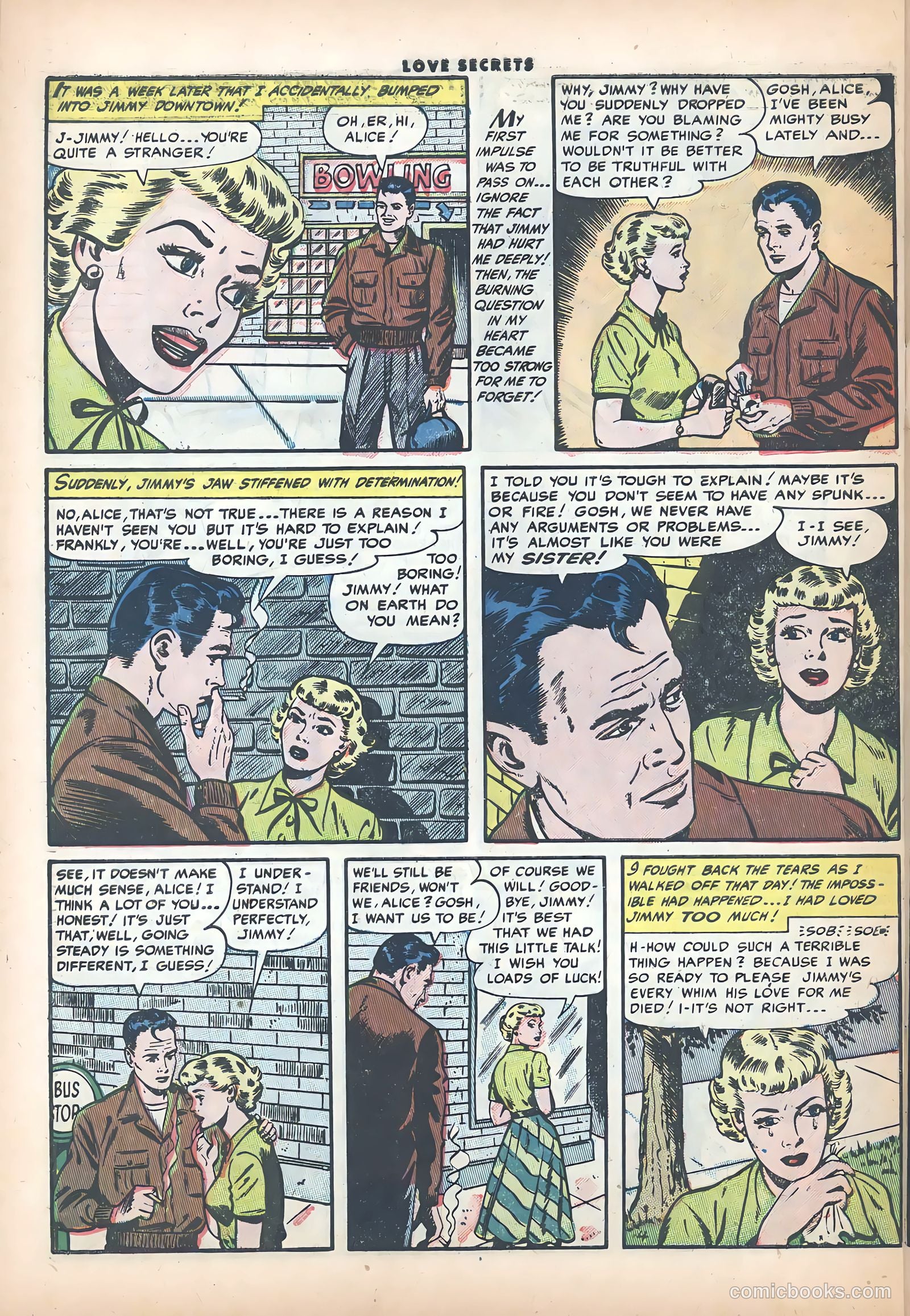 Love Secrets #39 (1954) — page 30 of 36