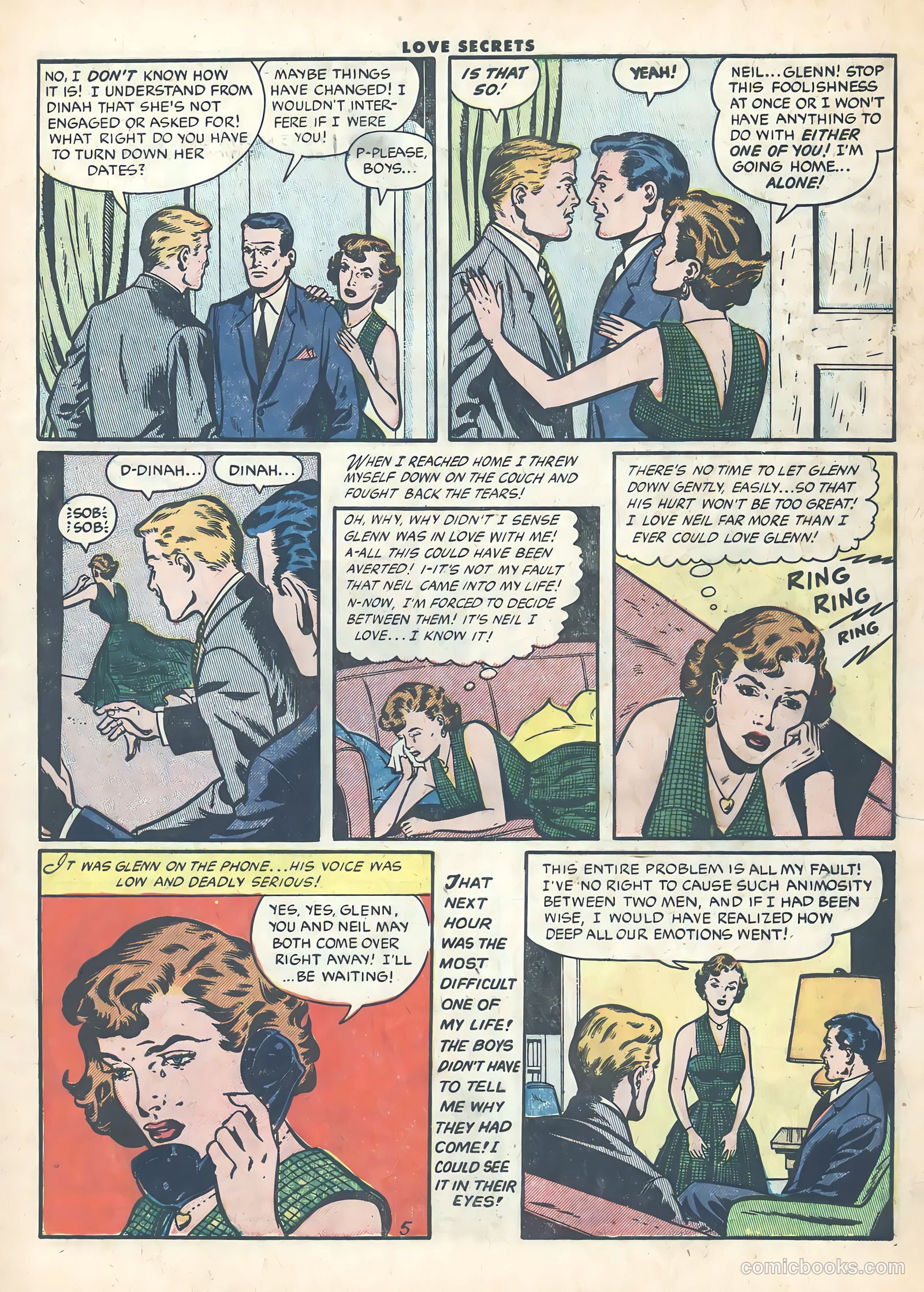 Love Secrets #40 (1954) — page 7 of 36