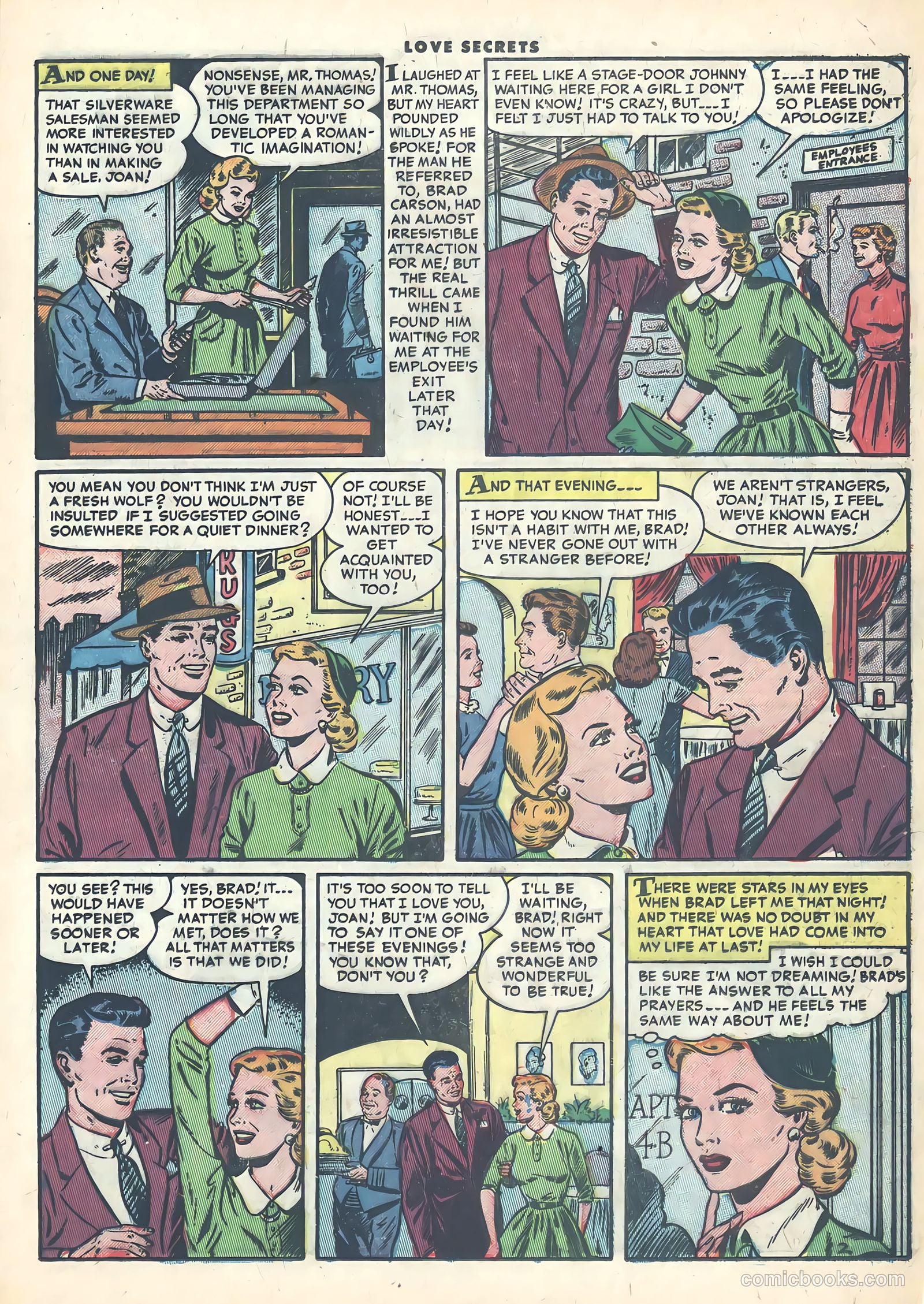 Love Secrets #40 (1954) — page 13 of 36