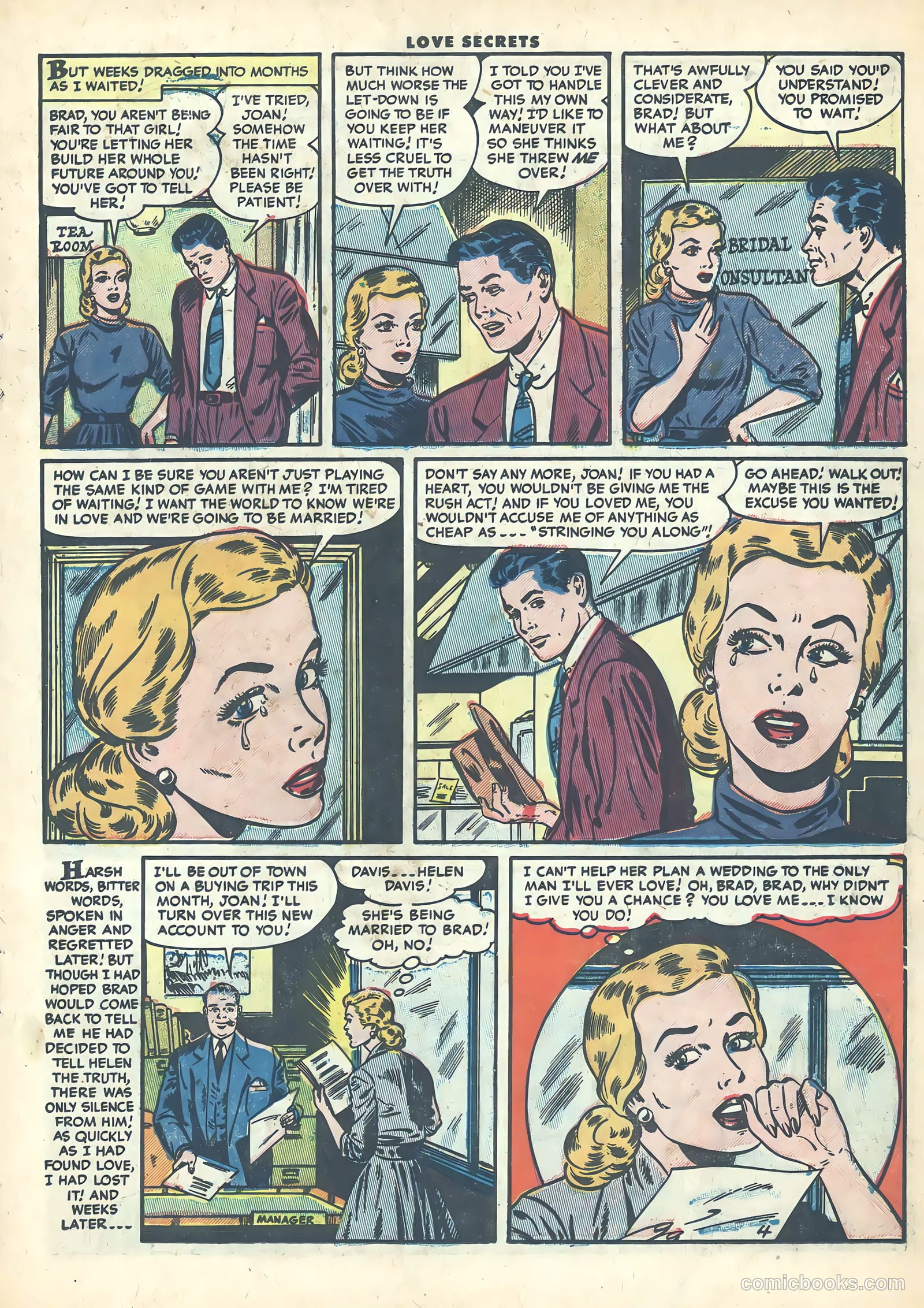 Love Secrets #40 (1954) — page 15 of 36