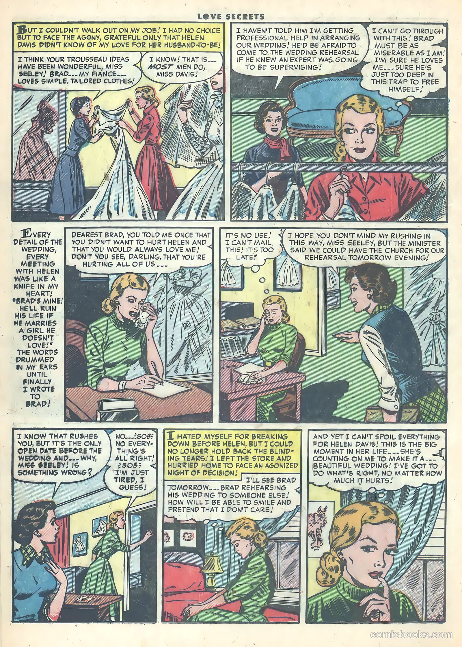 Love Secrets #40 (1954) — page 16 of 36