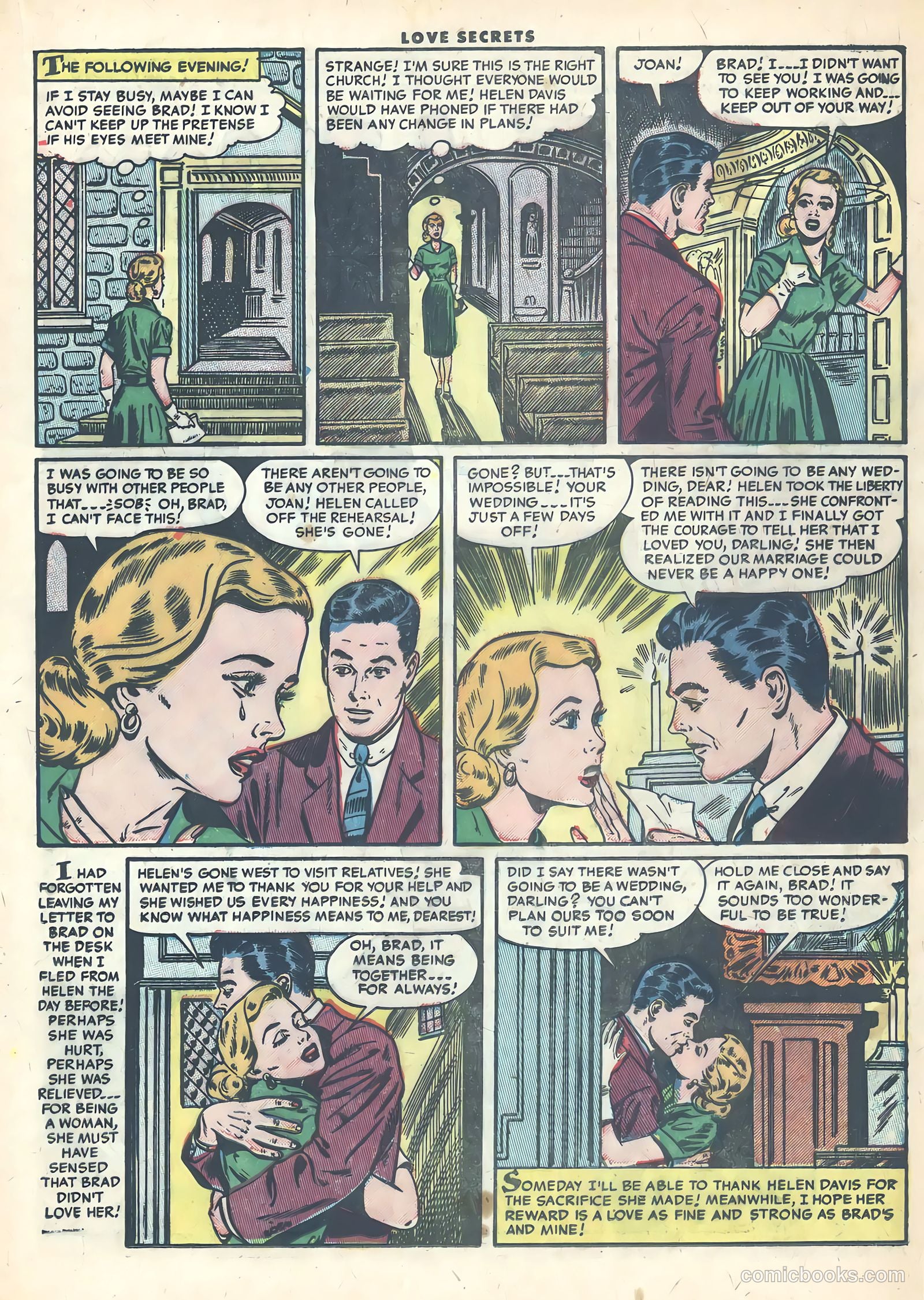 Love Secrets #40 (1954) — page 17 of 36