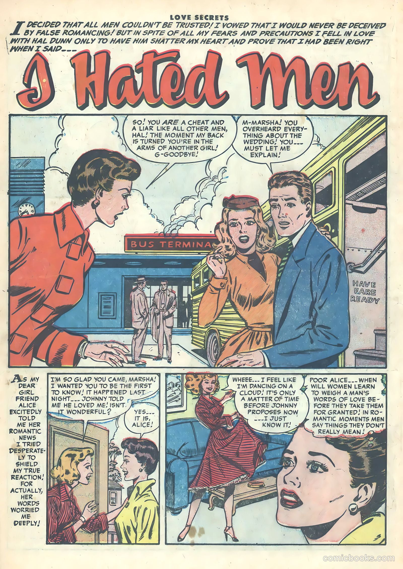 Love Secrets #40 (1954) — page 18 of 36