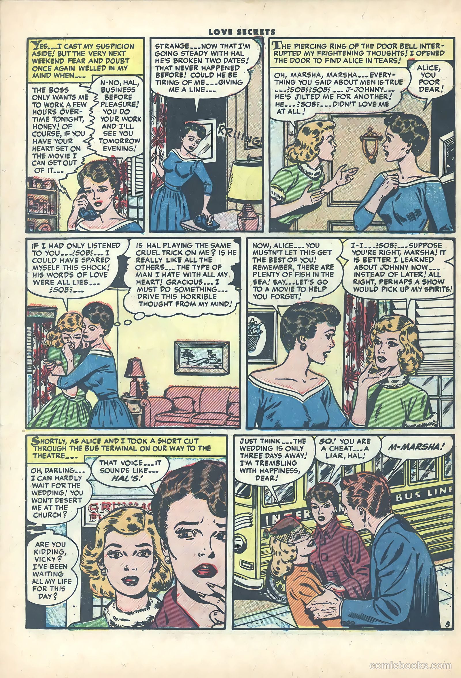 Love Secrets #40 (1954) — page 22 of 36