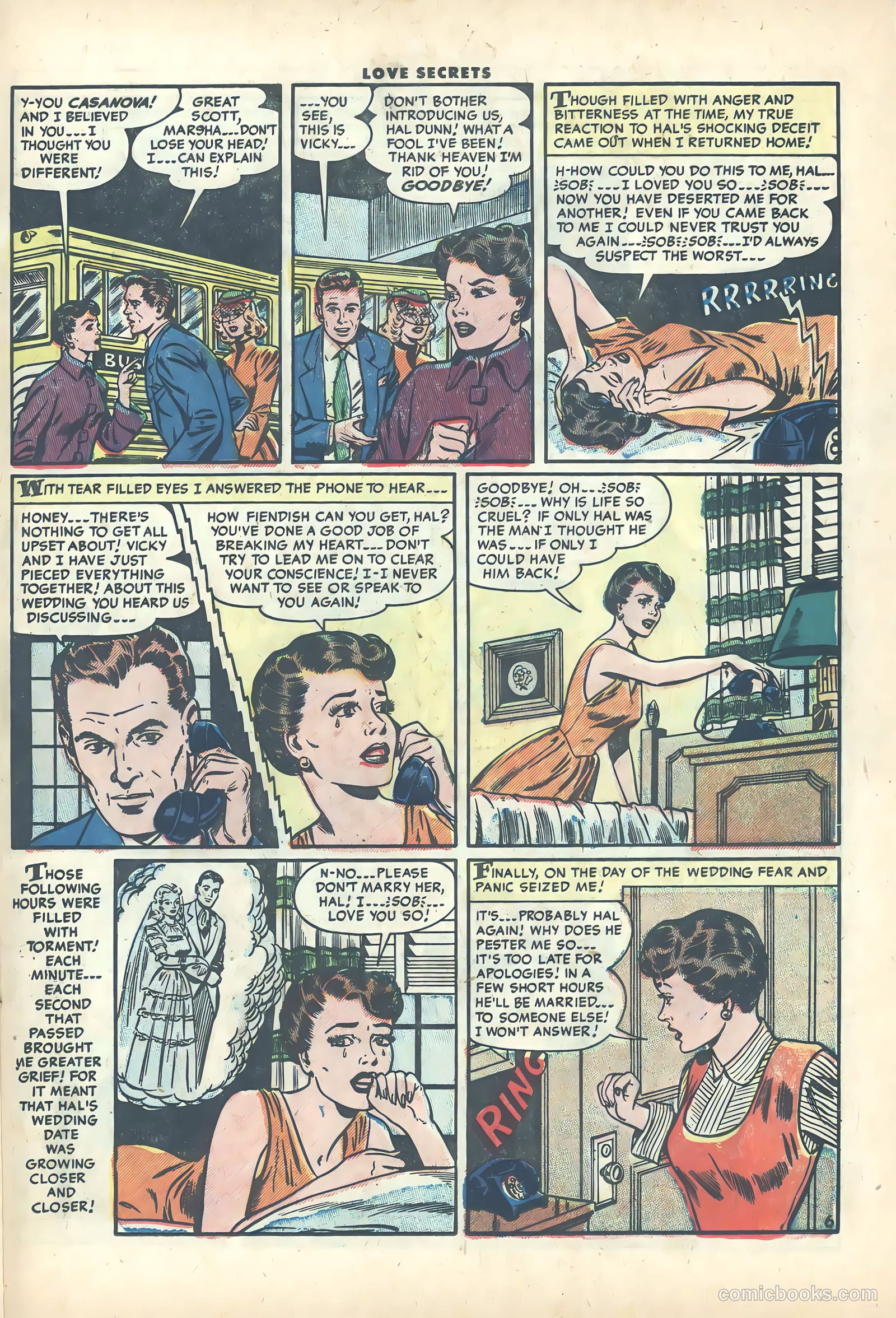 Love Secrets #40 (1954) — page 23 of 36
