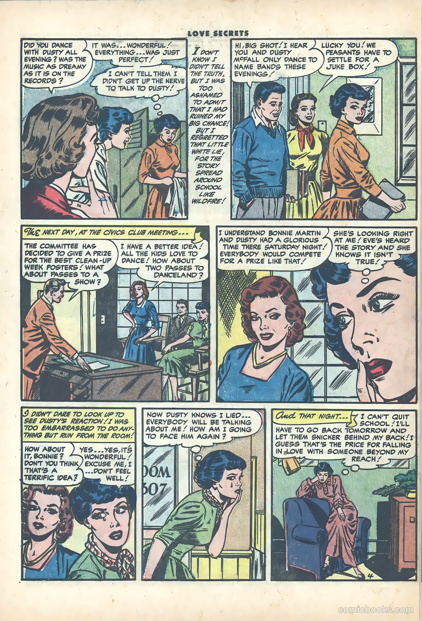Love Secrets #40 (1954) — page 30 of 36