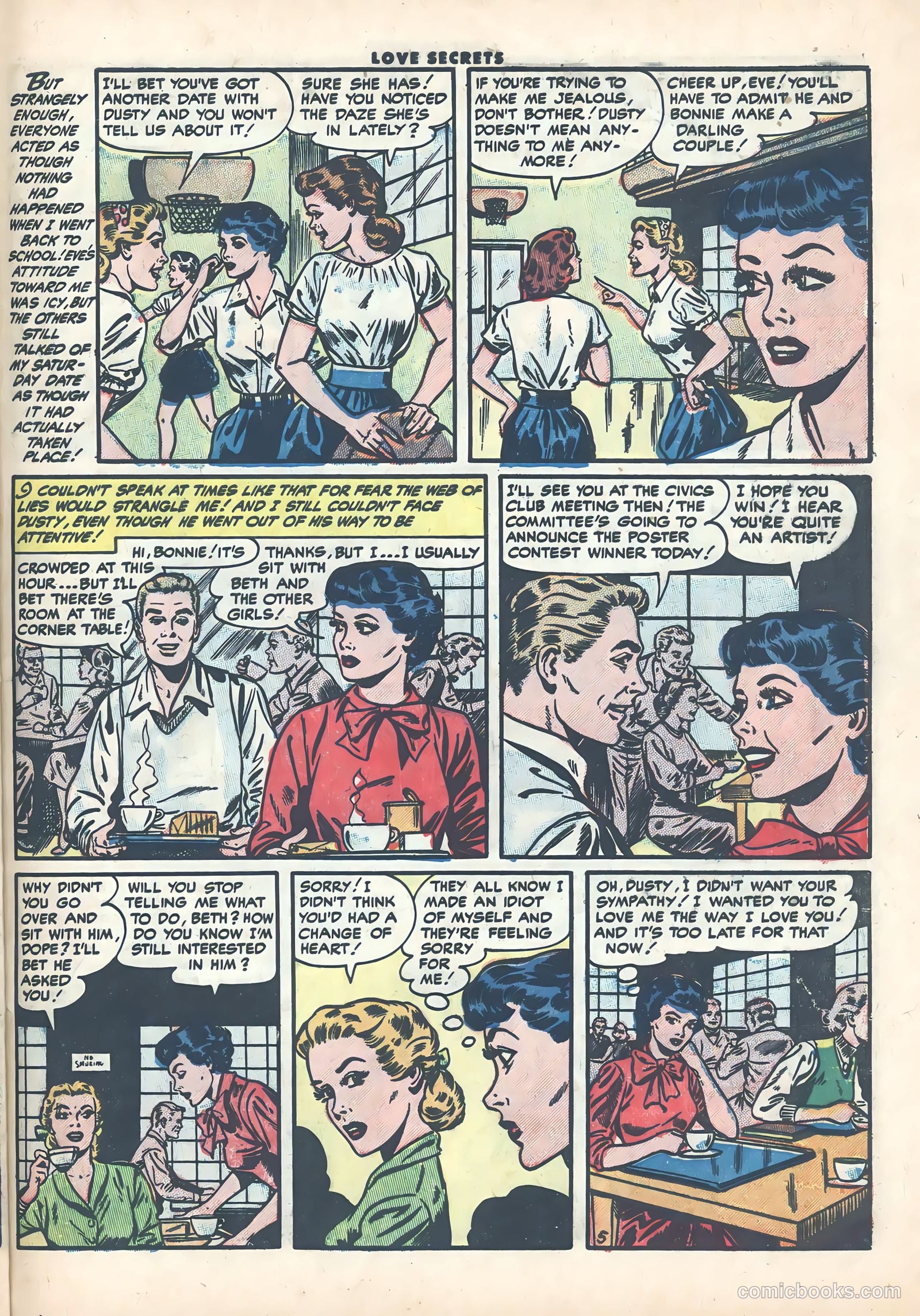 Love Secrets #40 (1954) — page 31 of 36