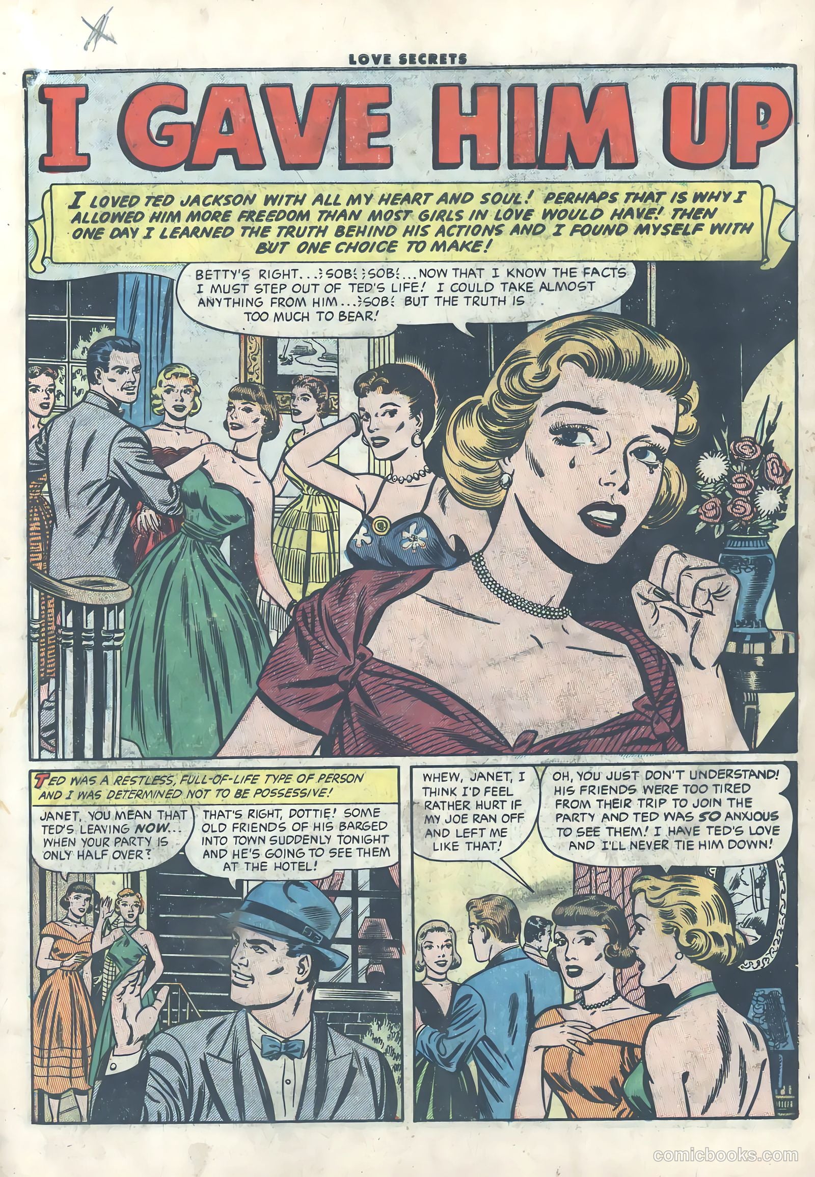 Love Secrets #41 (1954) — page 3 of 36