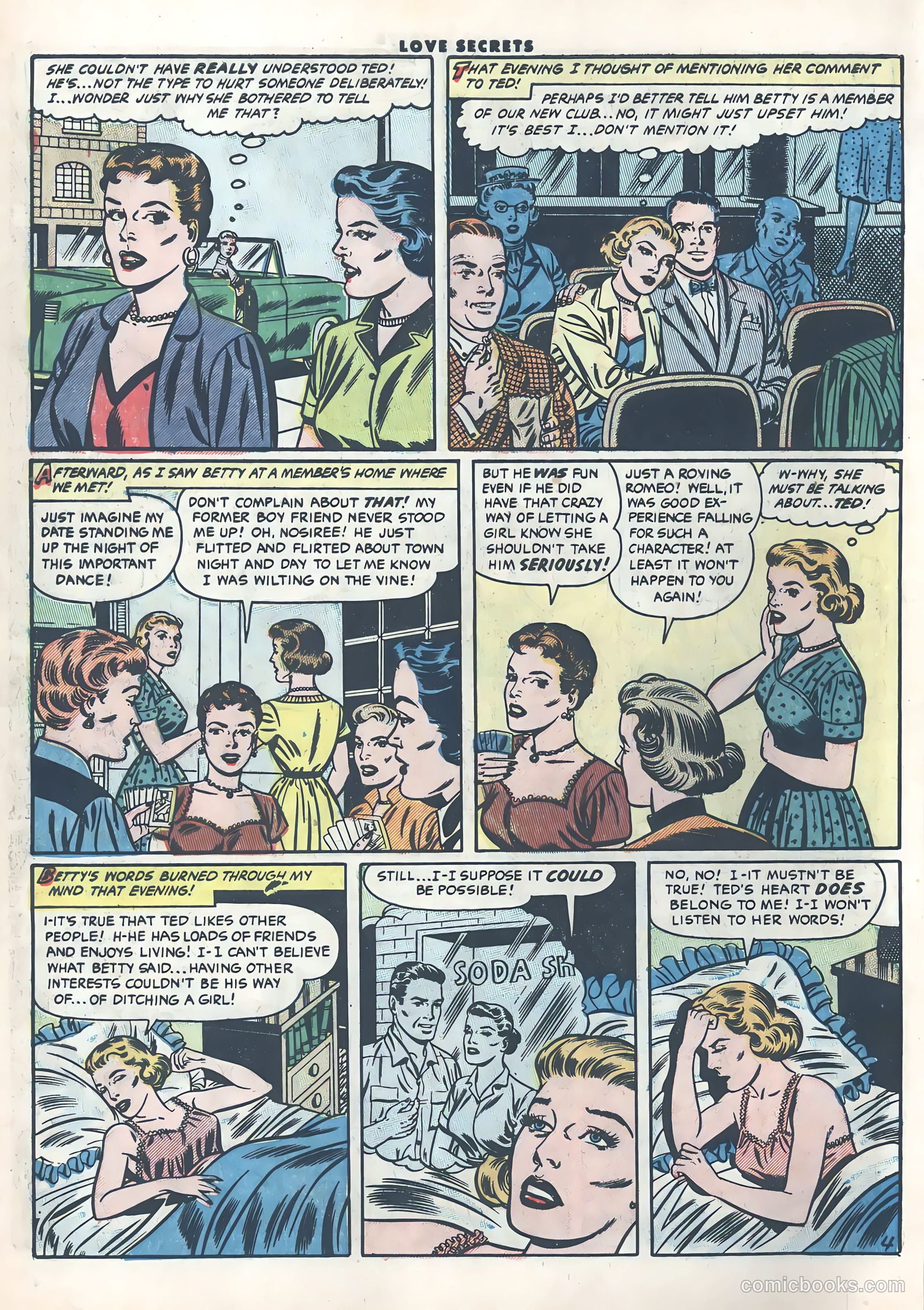 Love Secrets #41 (1954) — page 6 of 36